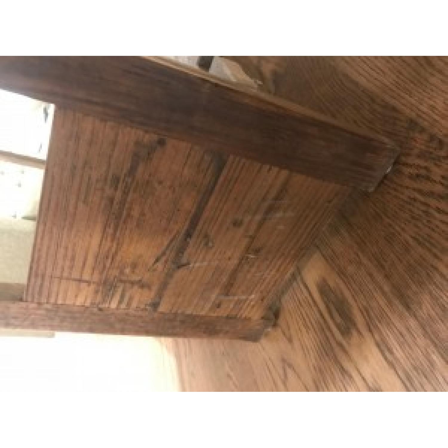 ABC Home Natural Wood Dining Table w/ 2 Sided Drop Leaf - image-6