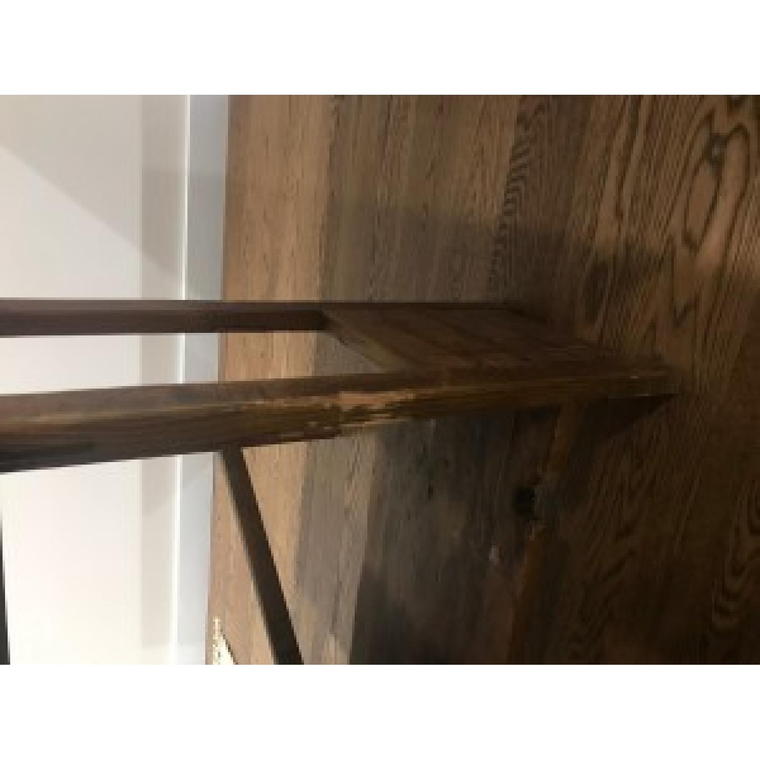 ABC Home Natural Wood Dining Table w/ 2 Sided Drop Leaf - image-7