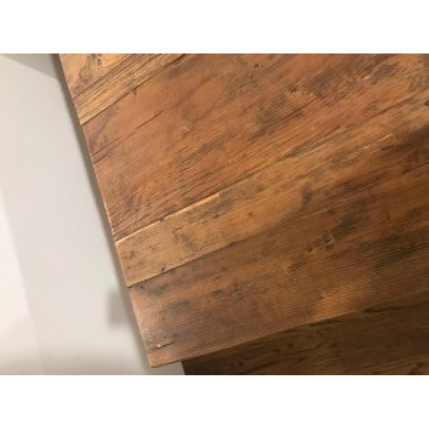 ABC Home Natural Wood Dining Table w/ 2 Sided Drop Leaf - image-10