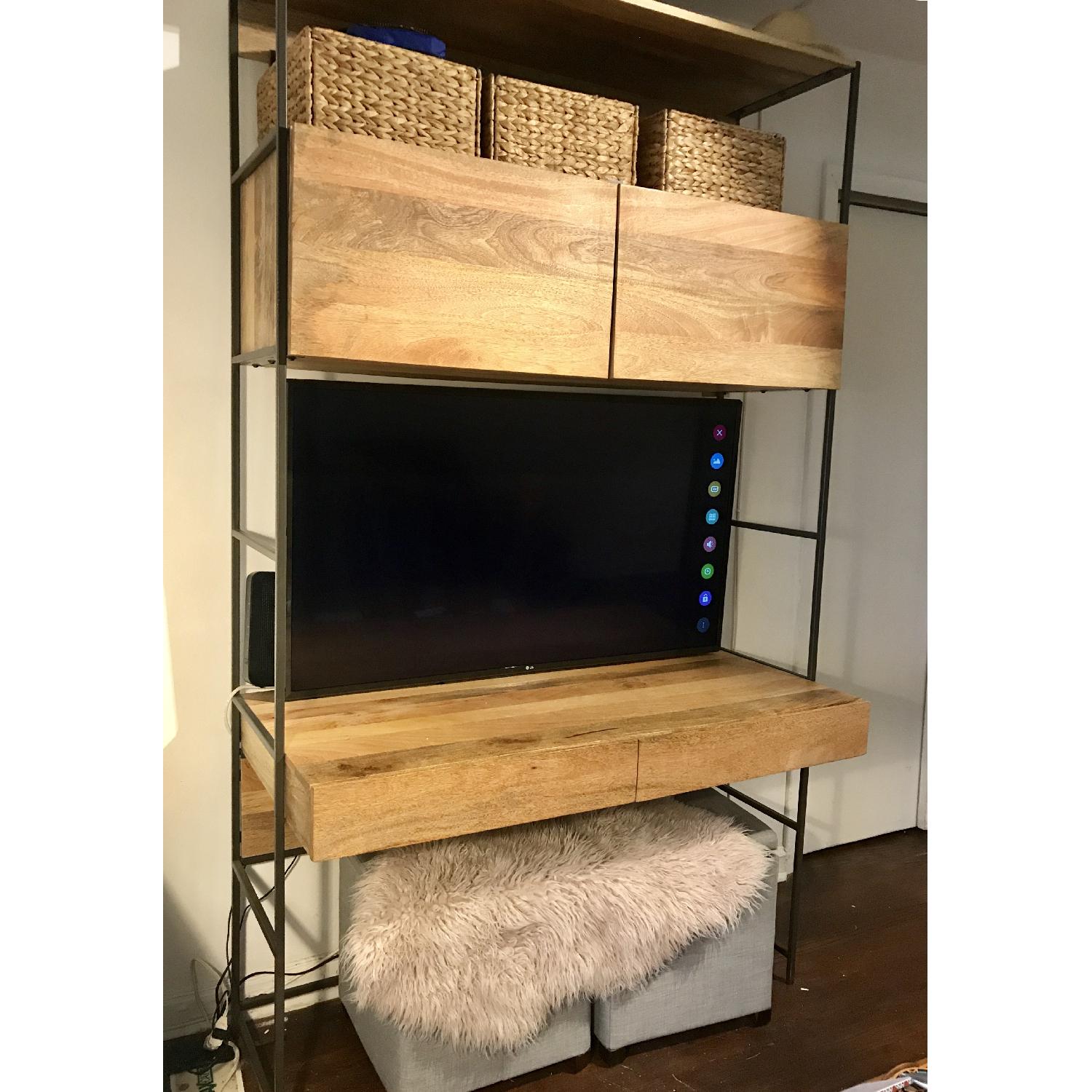 West Elm Industrial Storage Modular System Desk - image-1
