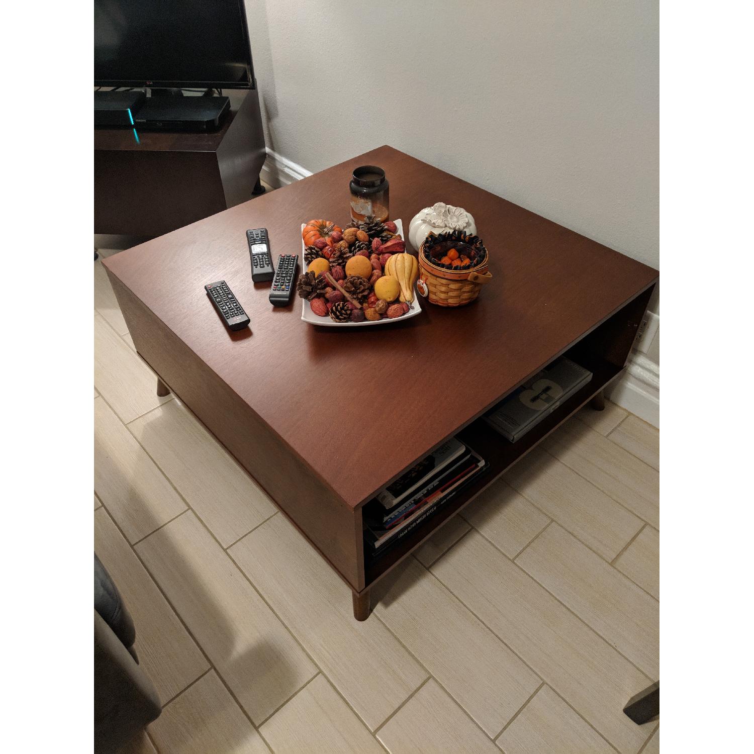 Target Porter Mid Century Modern Square Coffee Table - image-1
