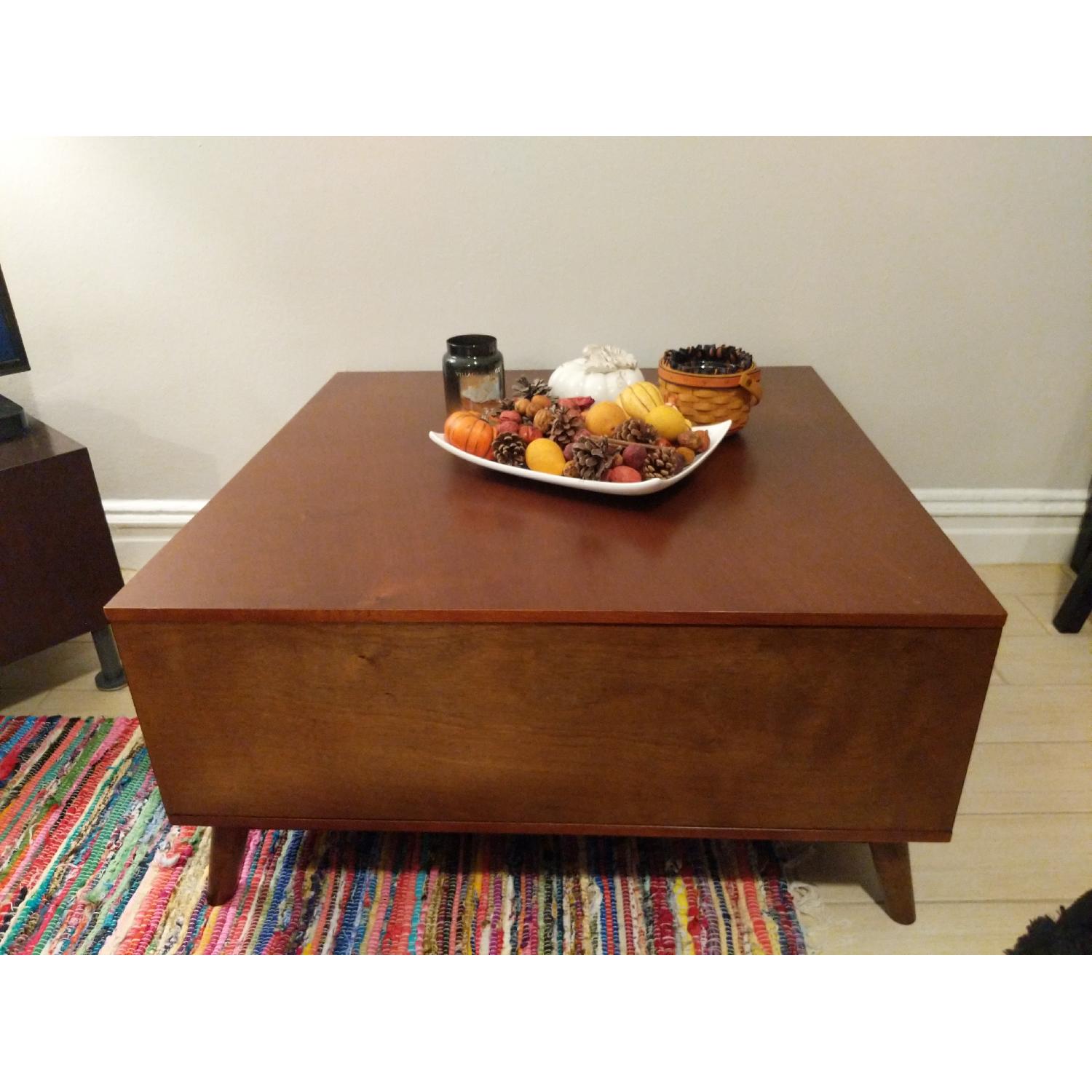 Target Porter Mid Century Modern Square Coffee Table AptDeco