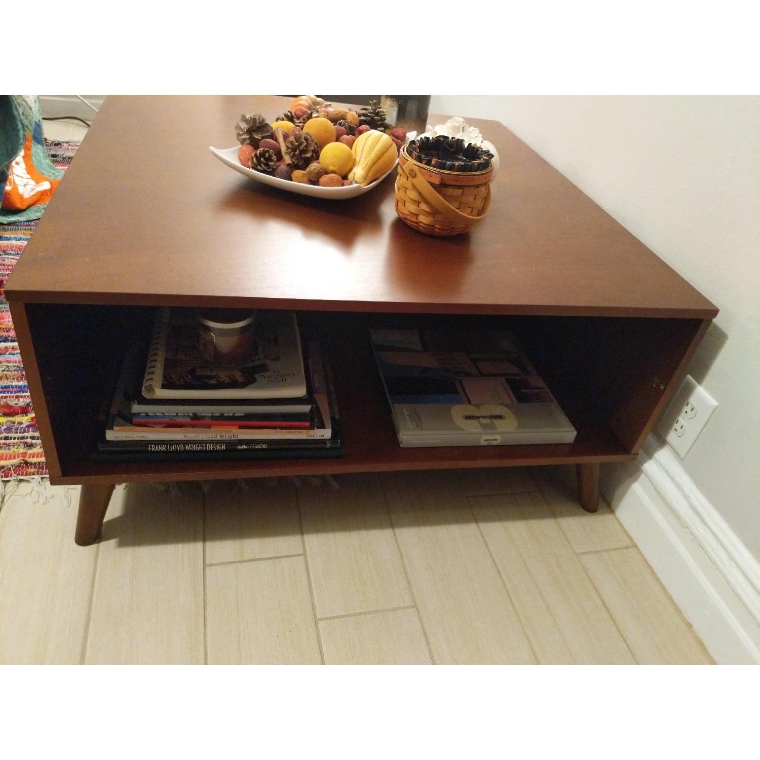 Target Porter Mid Century Modern Square Coffee Table - image-3
