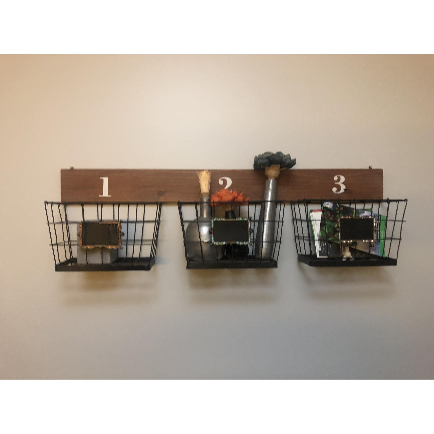Rustic Farmhouse Wall Baskets - image-1
