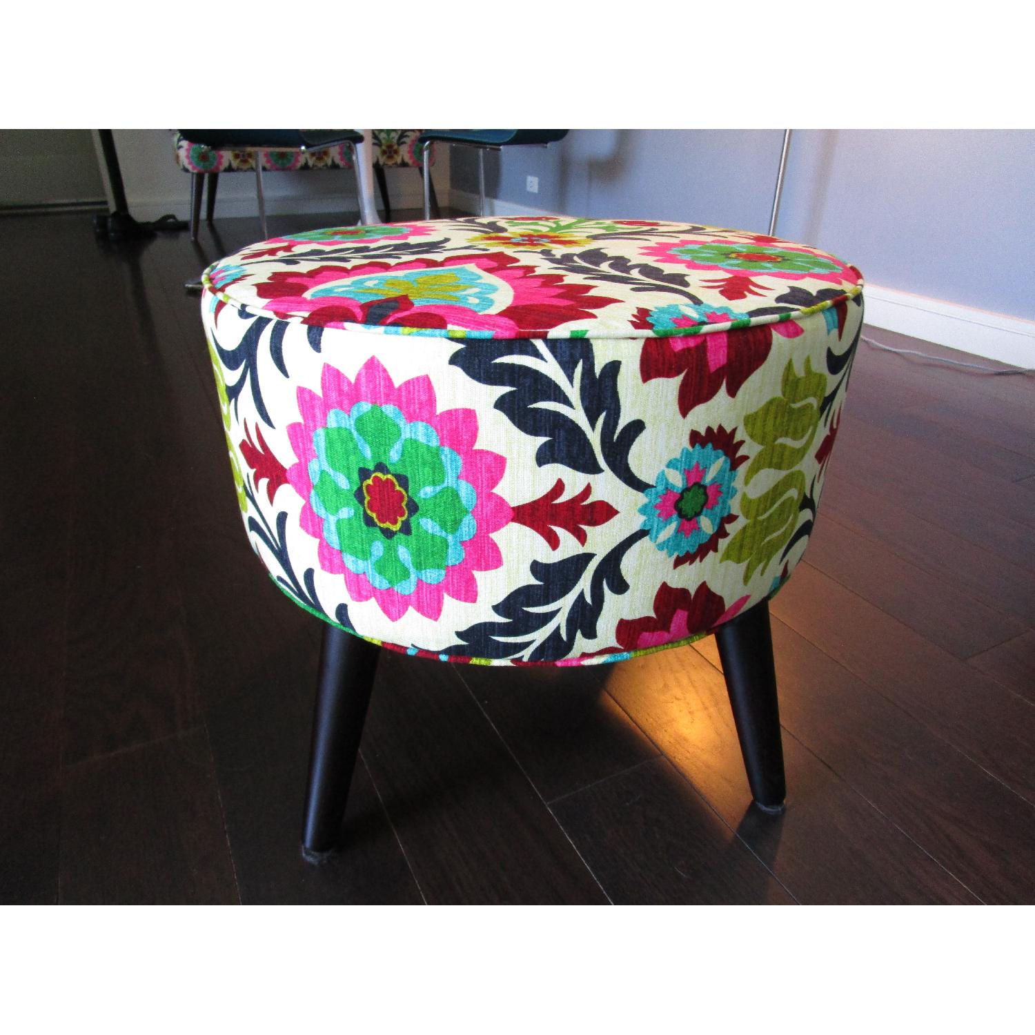 Santa Maria Round Ottoman - image-1