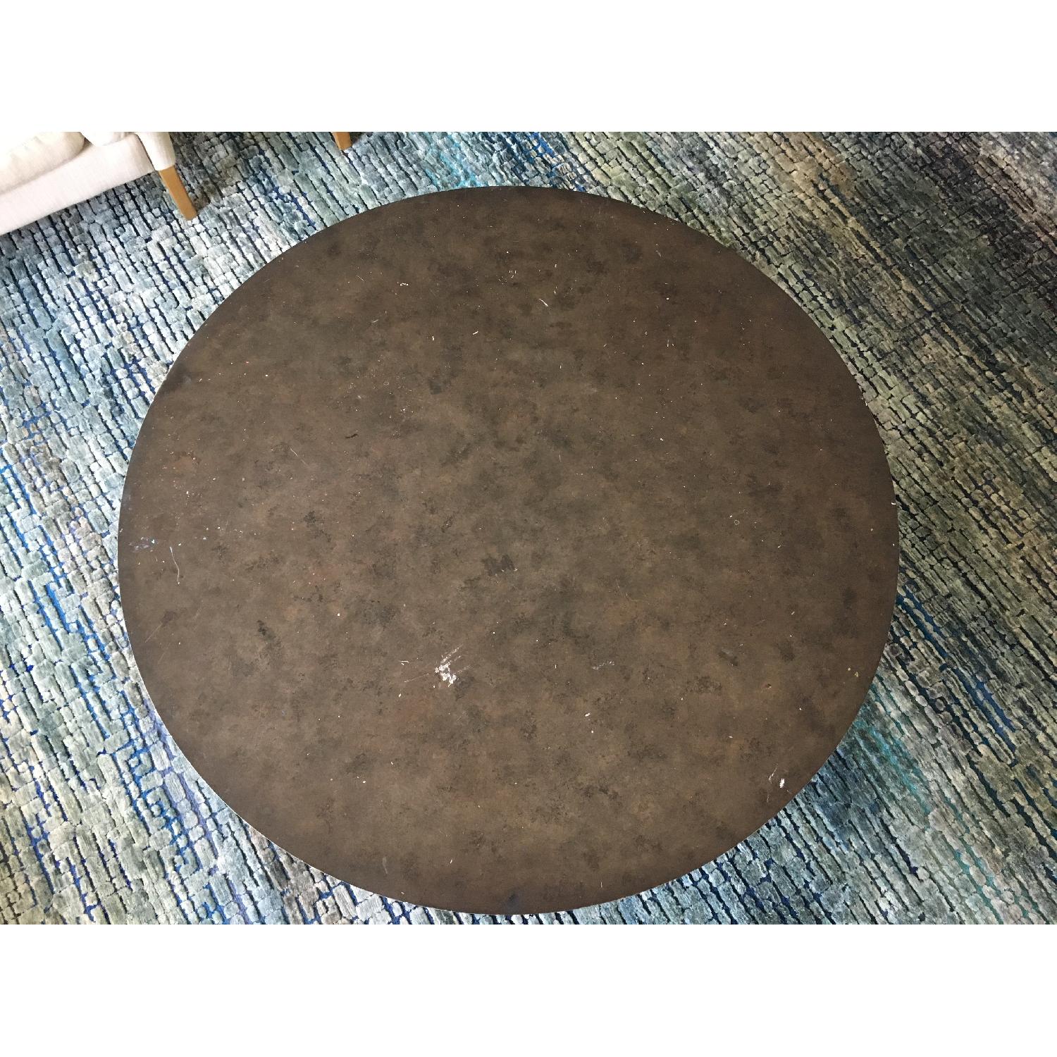 Restoration Hardware Mercer Round Coffee Table - image-2