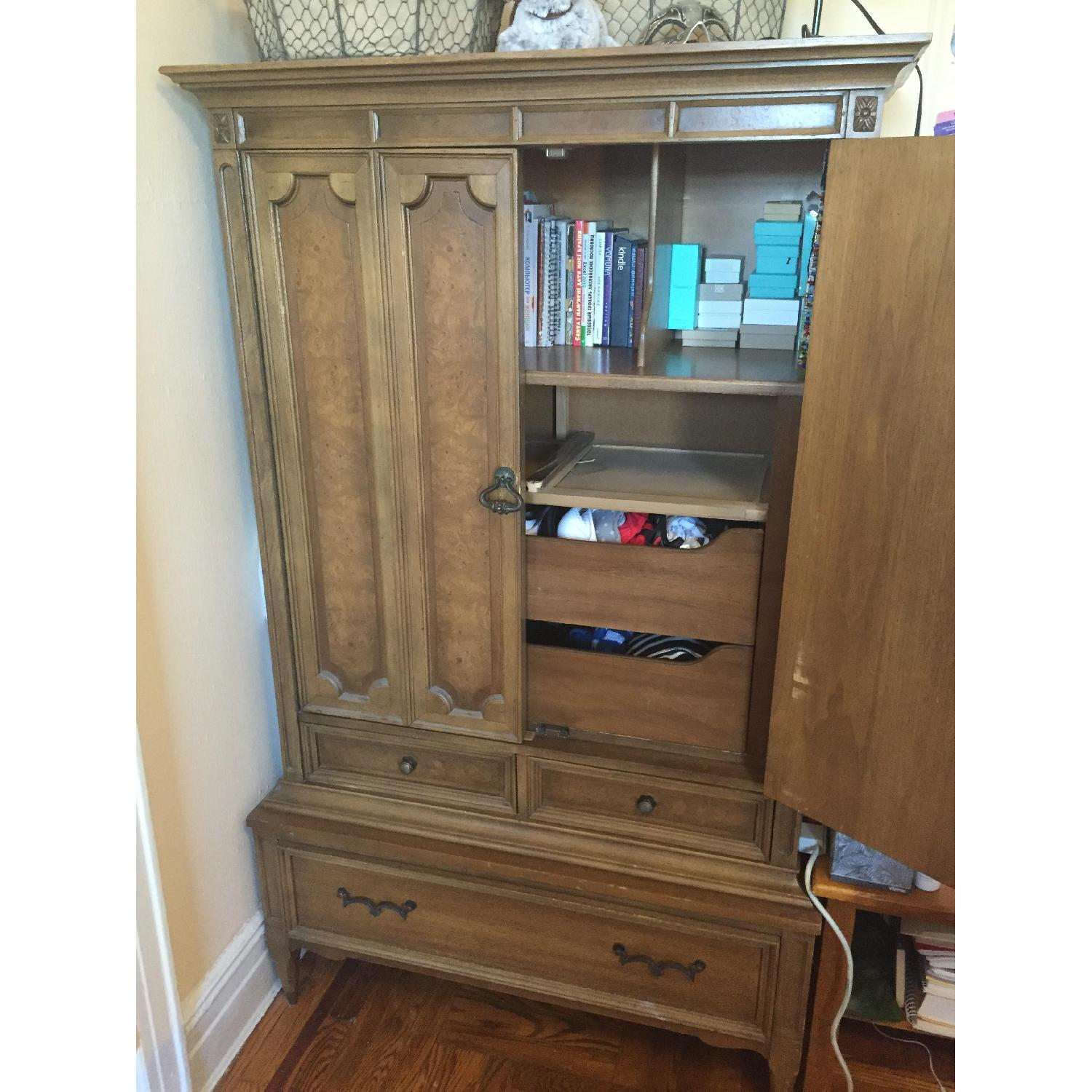 Vintage Solid Wood Wardrobe/Cabinet - image-4