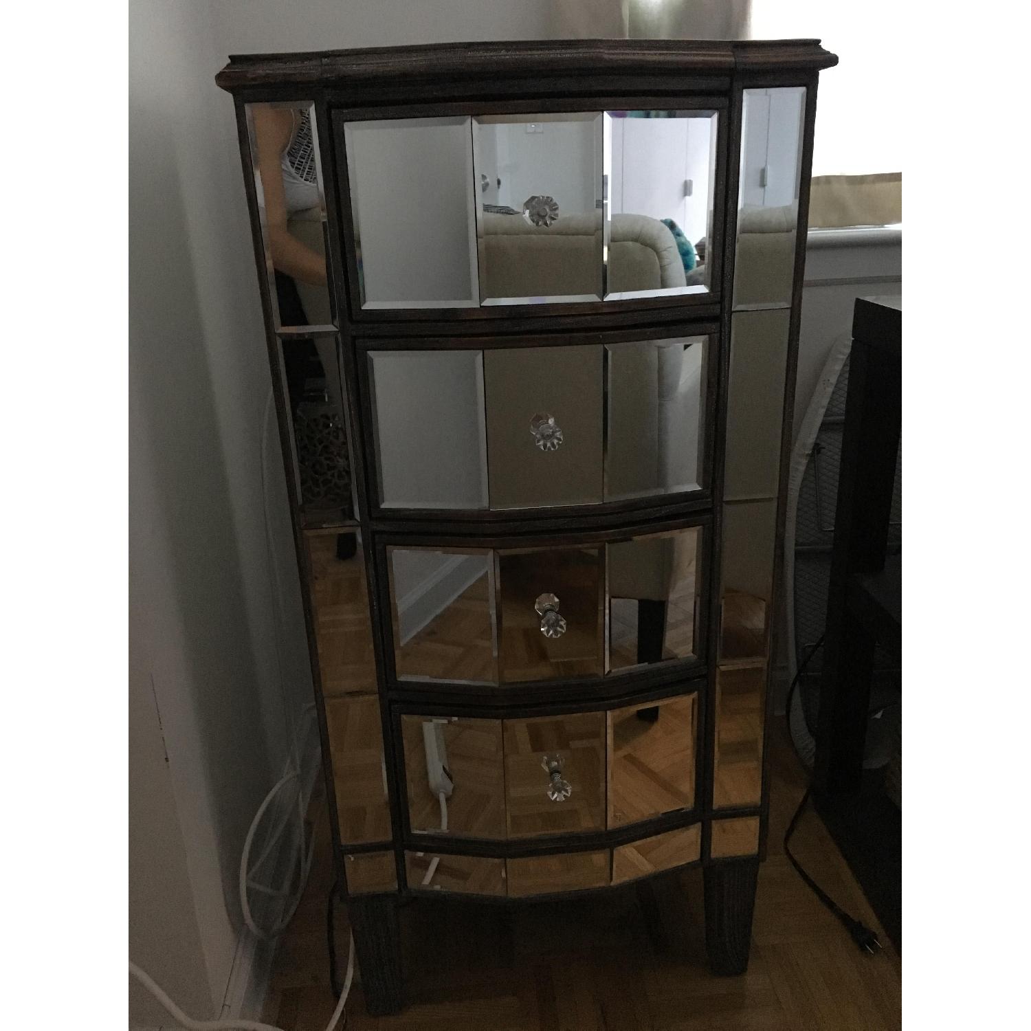 Home Goods Mirrored Chest - image-1