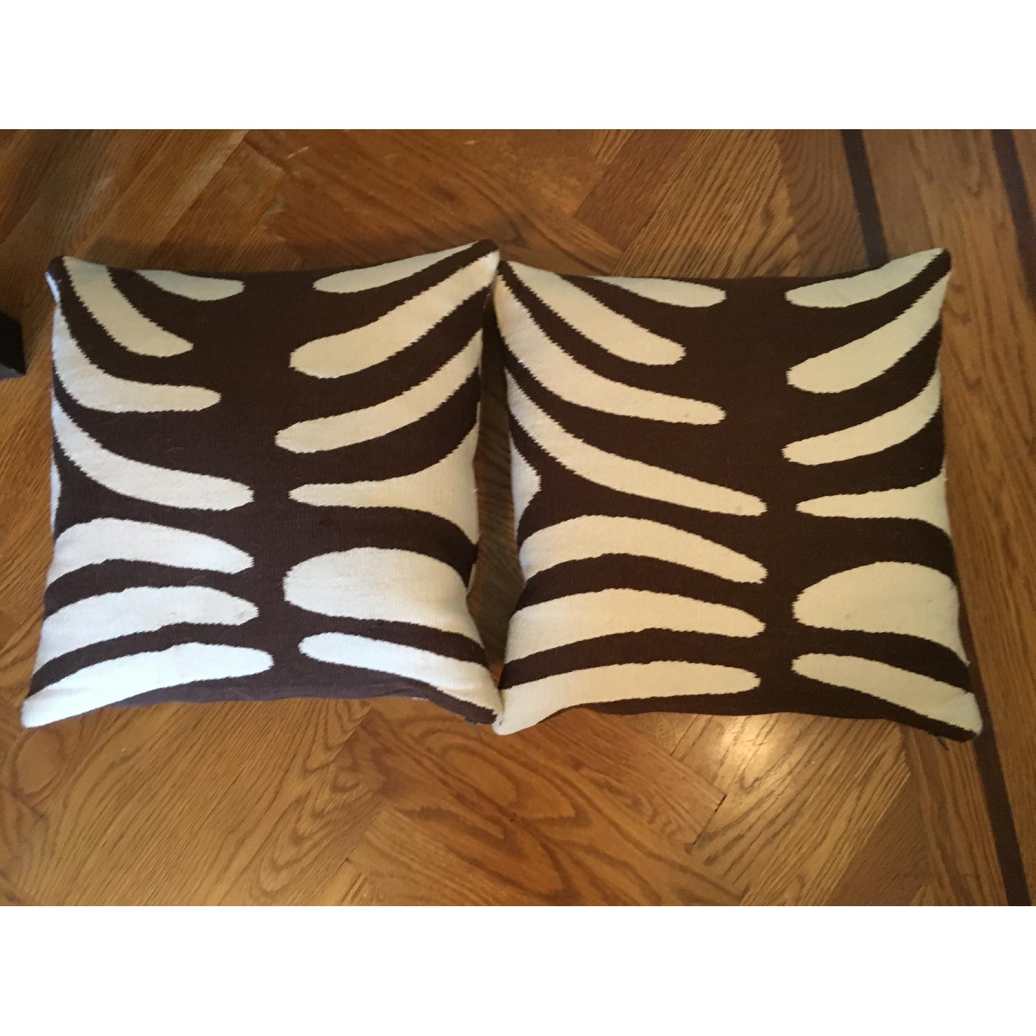 Jonathan Adler Needlepoint Throw Pillows Set - image-3