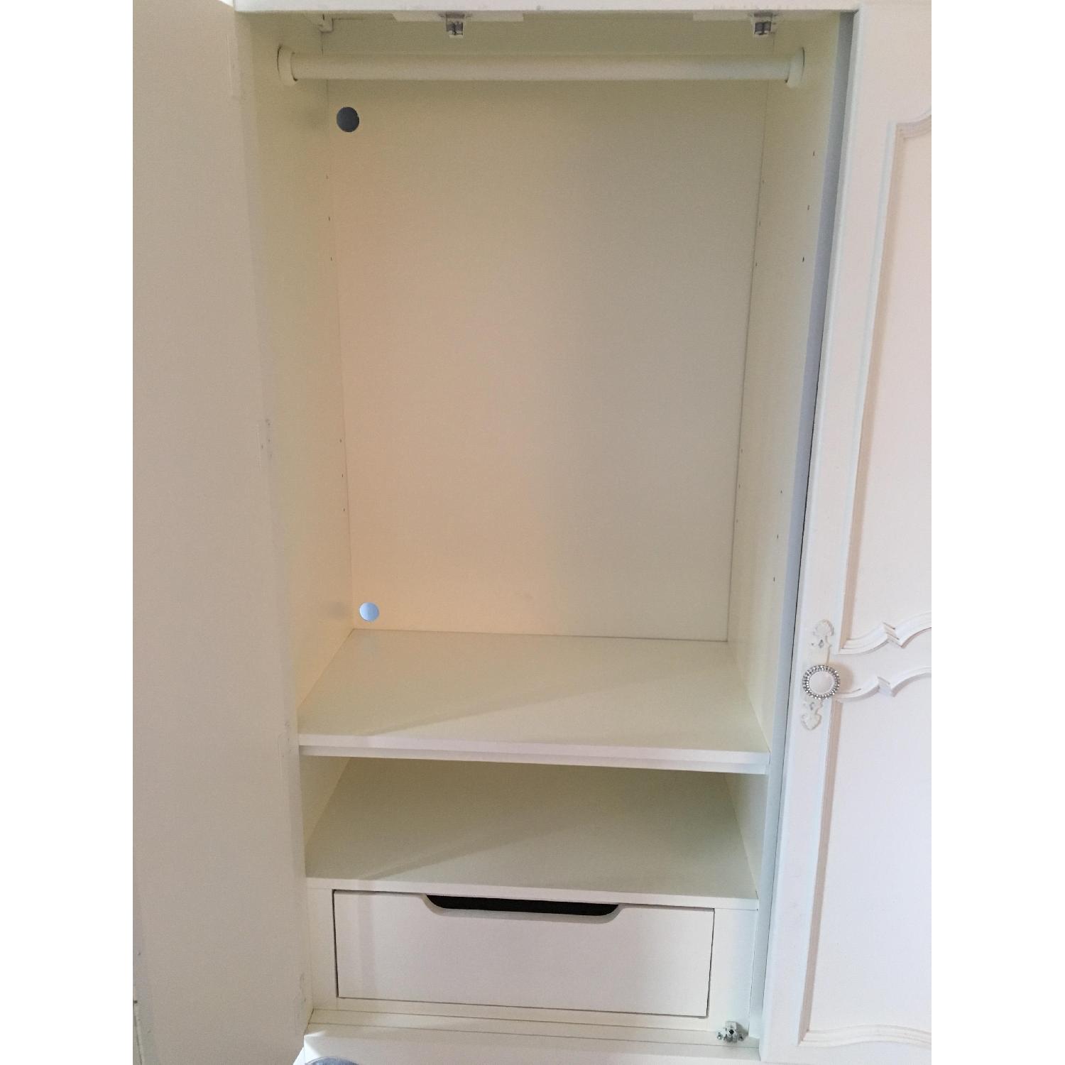 Stanley Young America Kids Ma Marie White Armoire - image-1