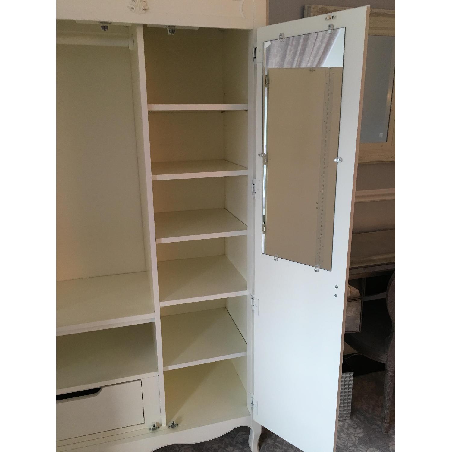 Stanley Young America Kids Ma Marie White Armoire - image-2