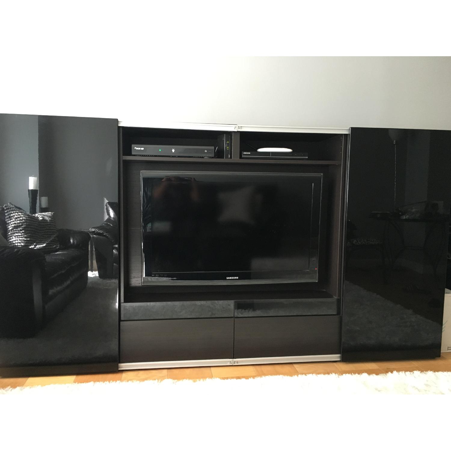 Ikea Modern Media Storage Unit/Entertainment Center - image-1