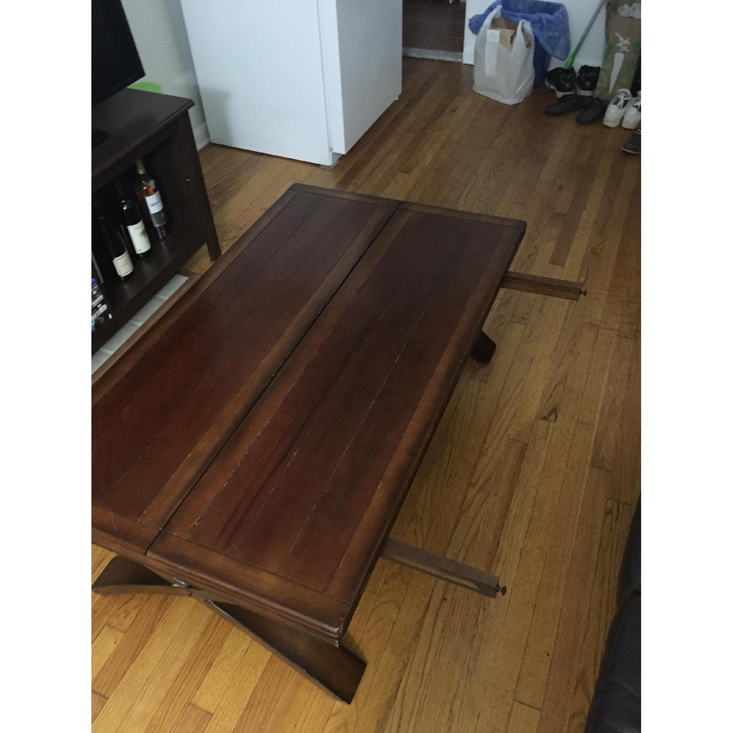 Wood Expandable Coffee Table - image-3