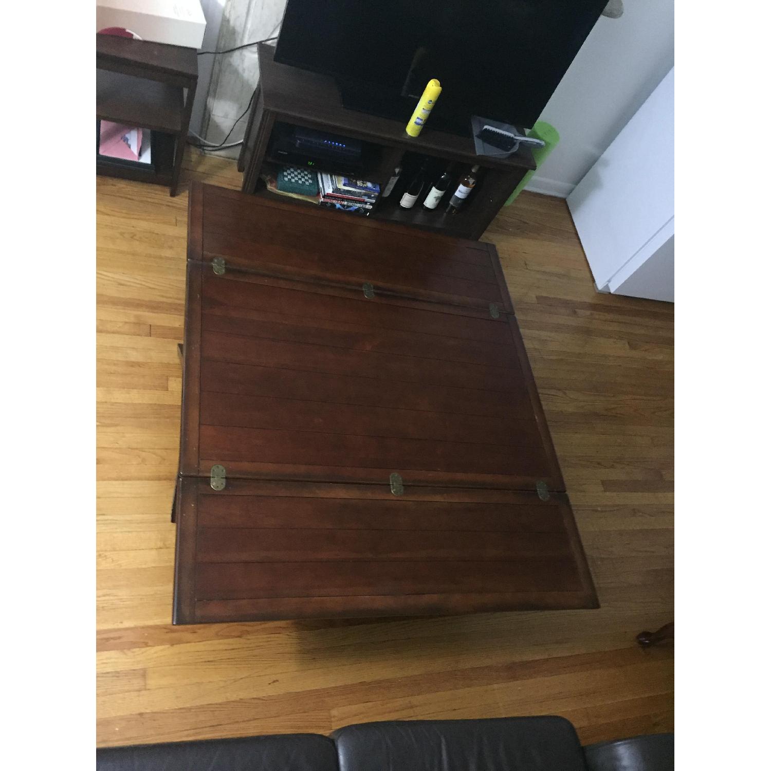 Wood Expandable Coffee Table - image-5