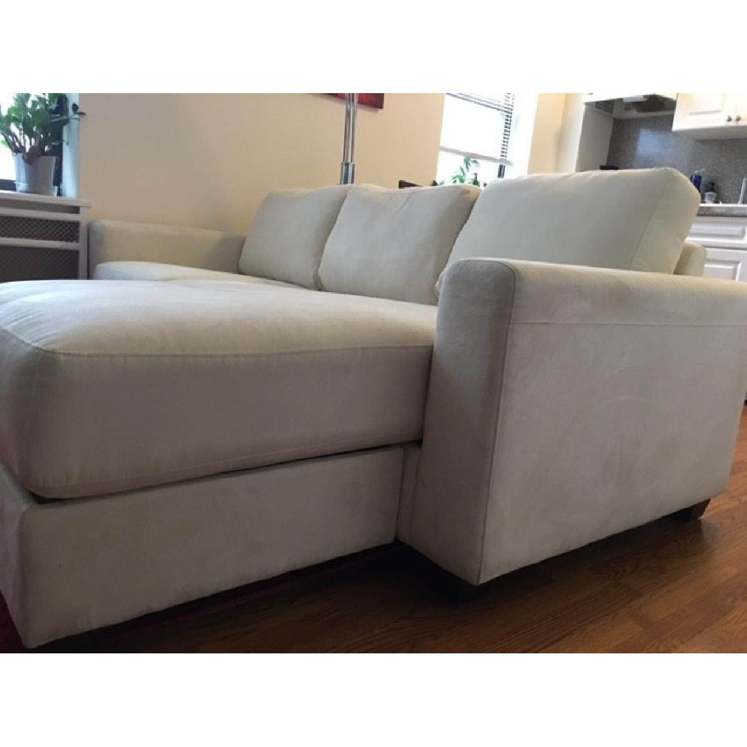 Custom-Built Apartment Size Sectional Sofa w/ Chaise - image-3