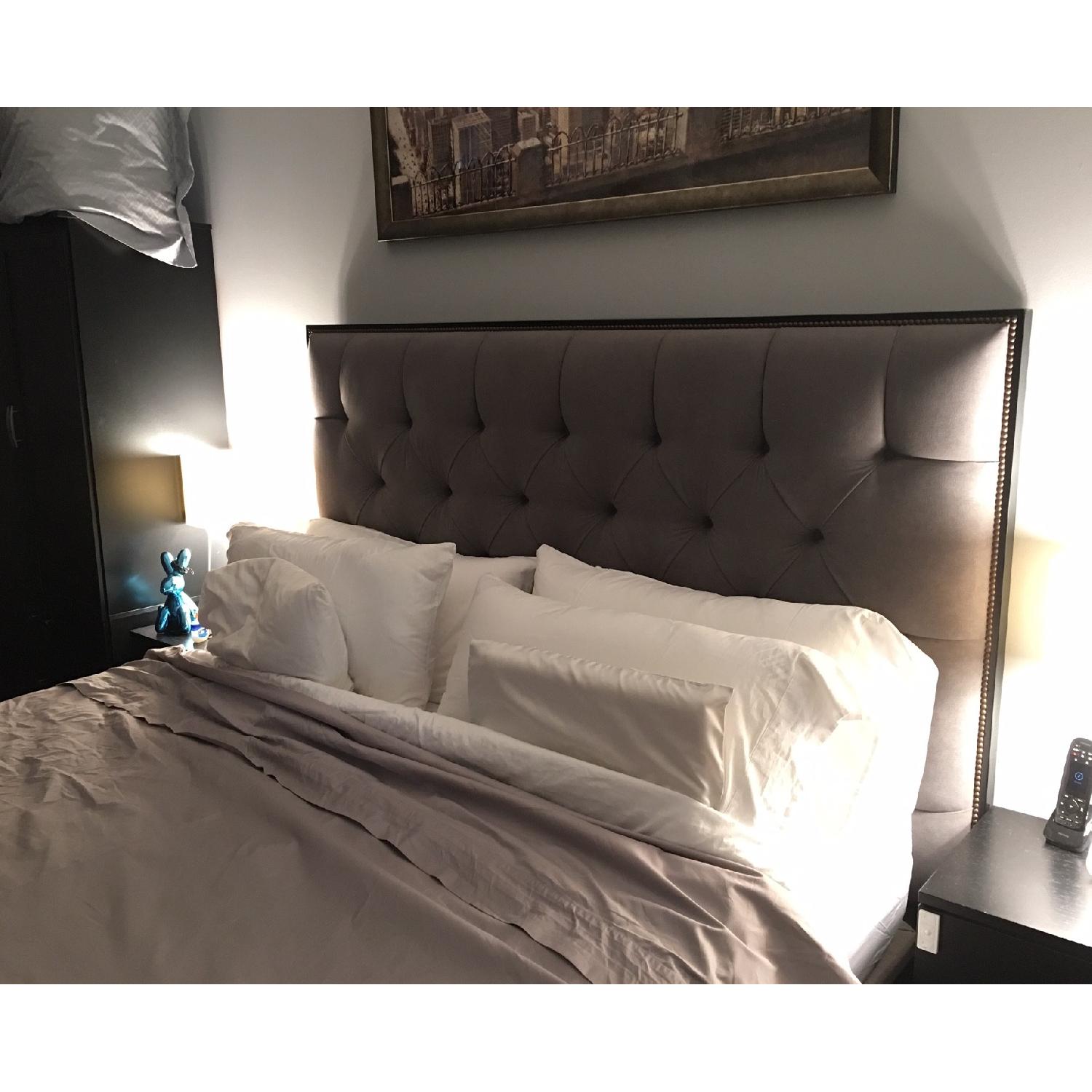 Custom Made King Size Tufted Headboard - image-1