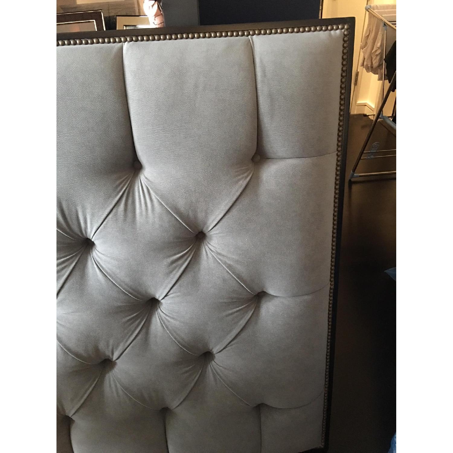 Custom Made King Size Tufted Headboard AptDeco