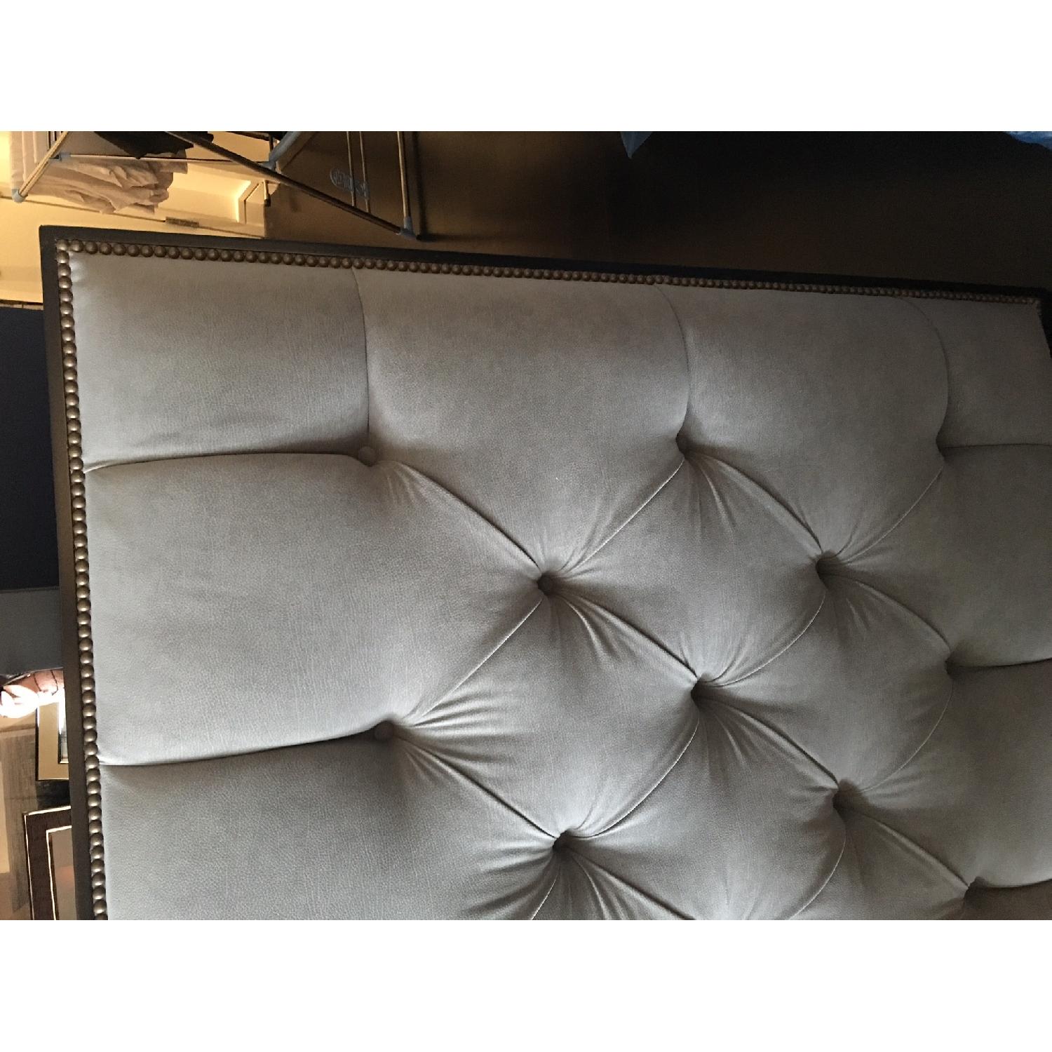Custom Made King Size Tufted Headboard AptDeco