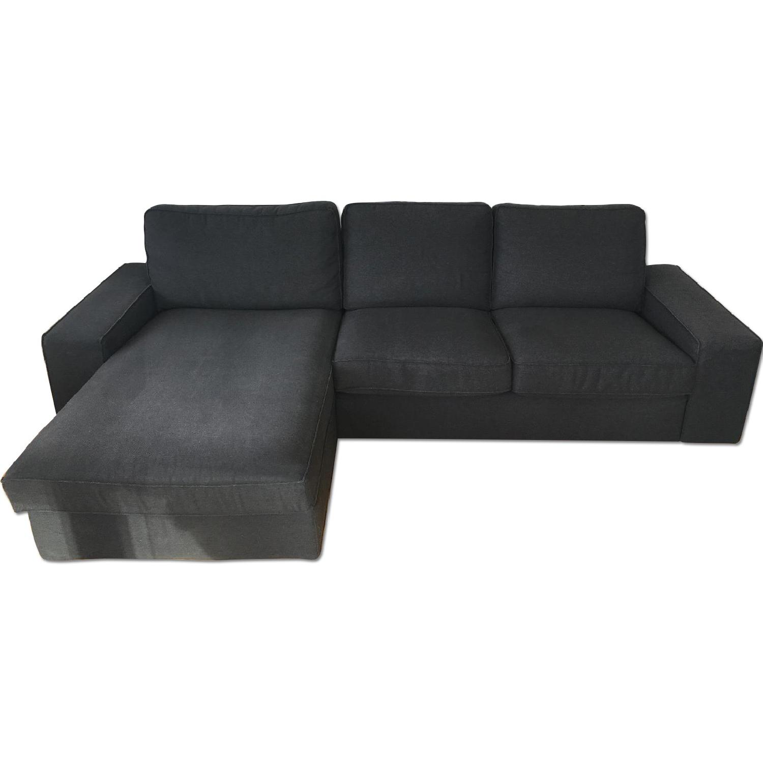 Ikea Kivik Fabric 2Piece Sectional Sofa AptDeco