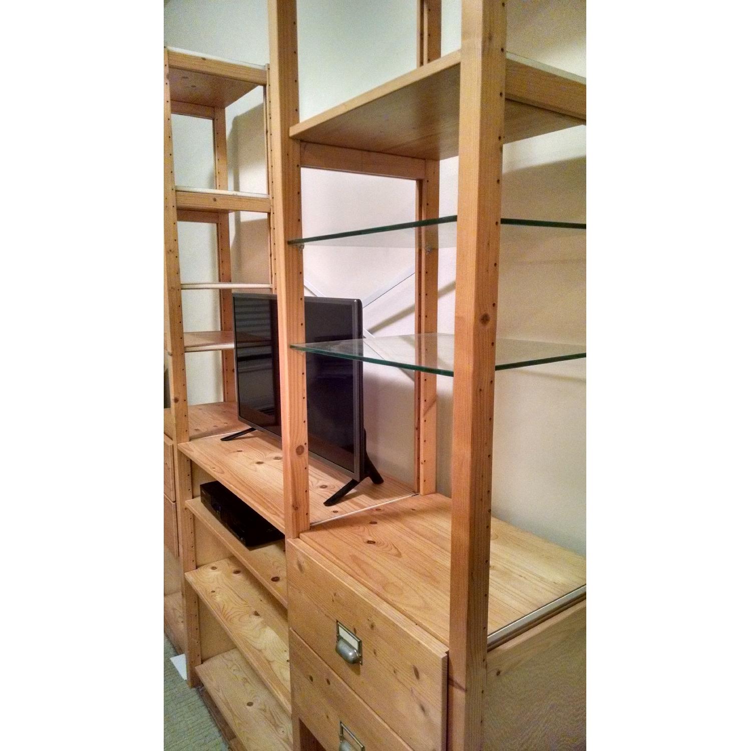 Container Store Skandia Wood Wall Unit - image-2