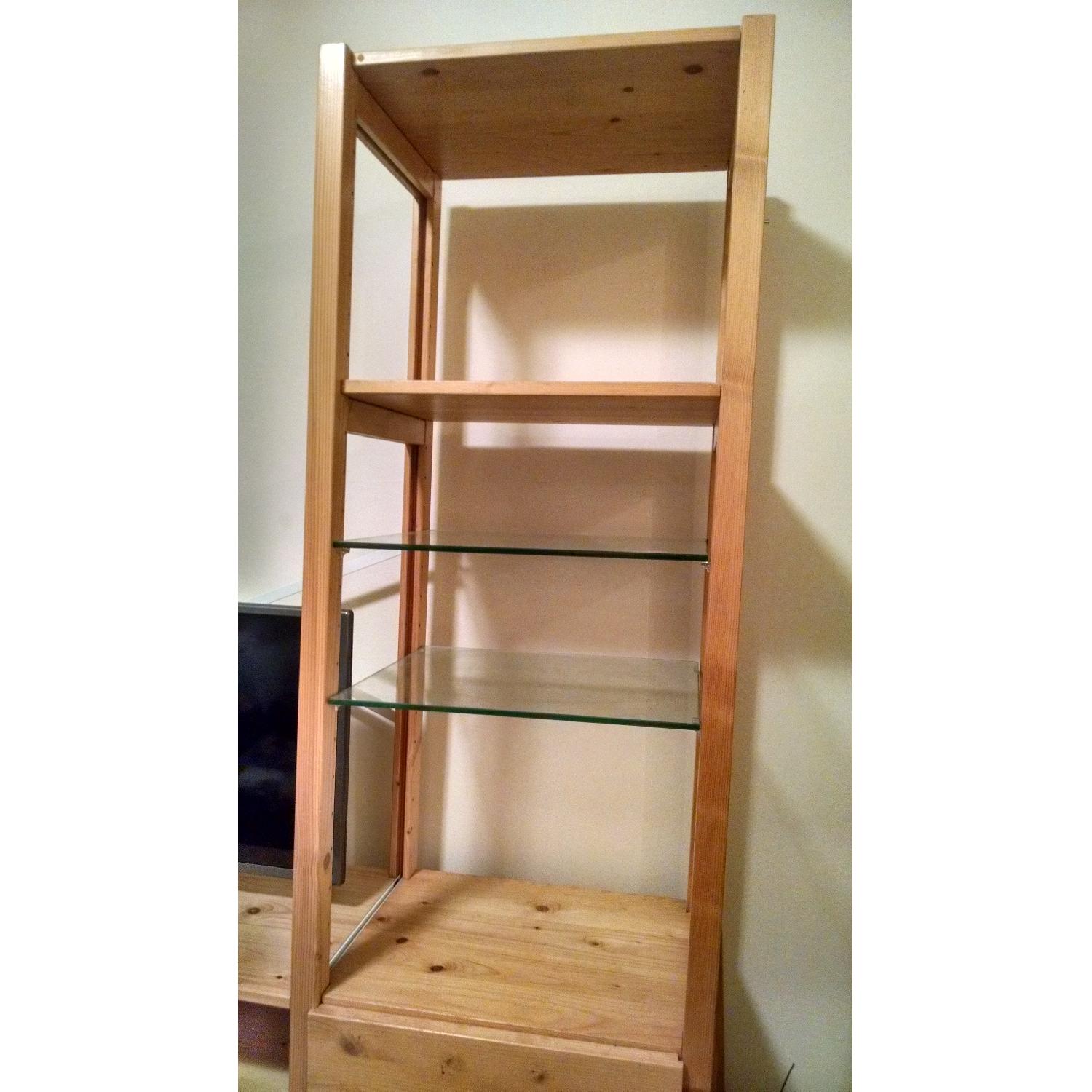 Container Store Skandia Wood Wall Unit AptDeco