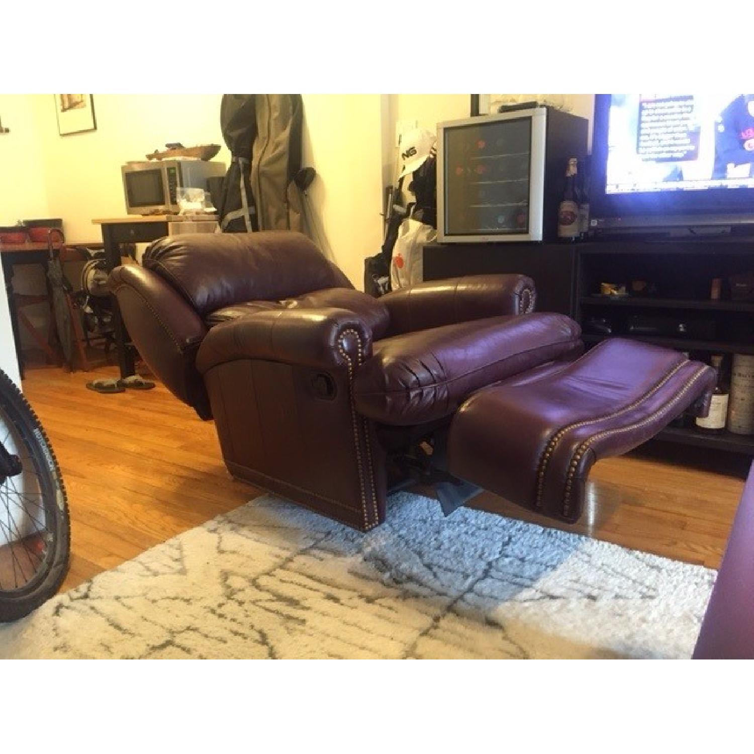Thomasville Leather Recliner - image-4