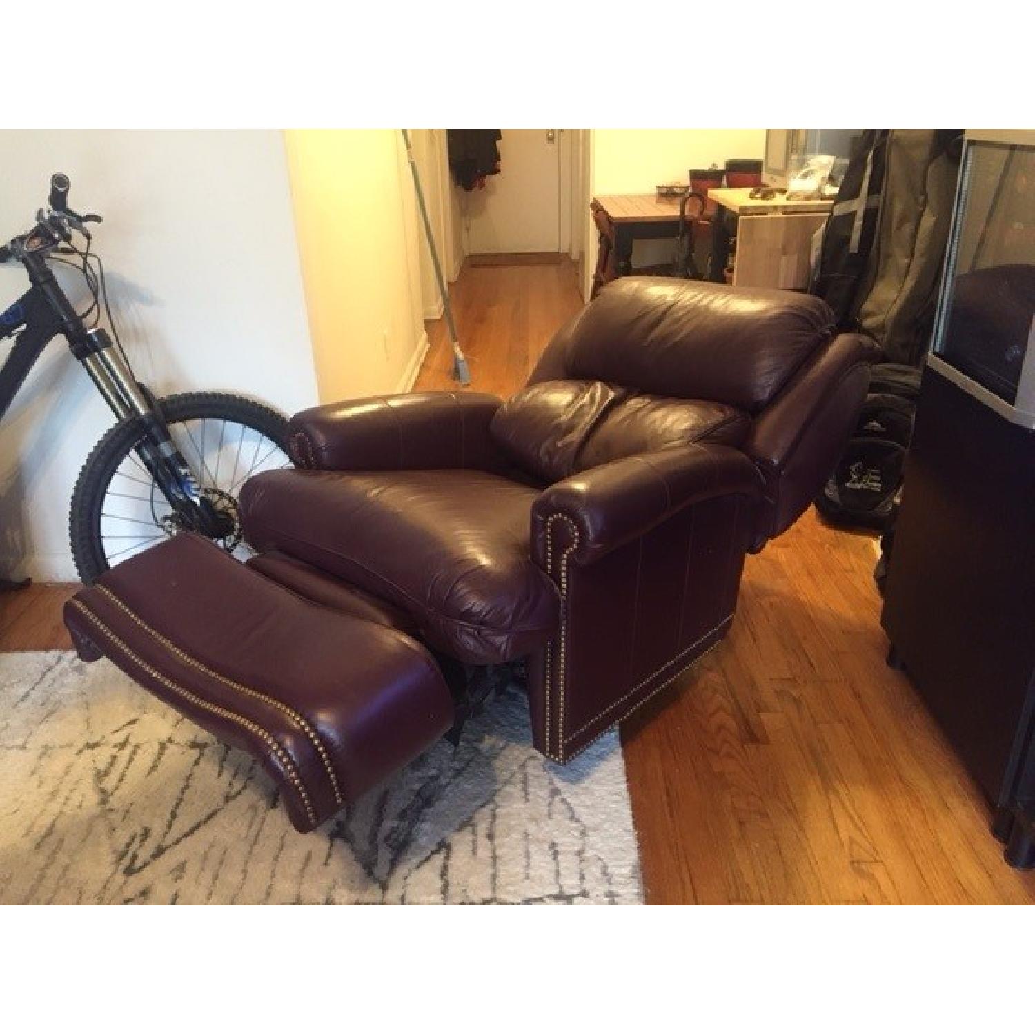 Thomasville Leather Recliner - image-6