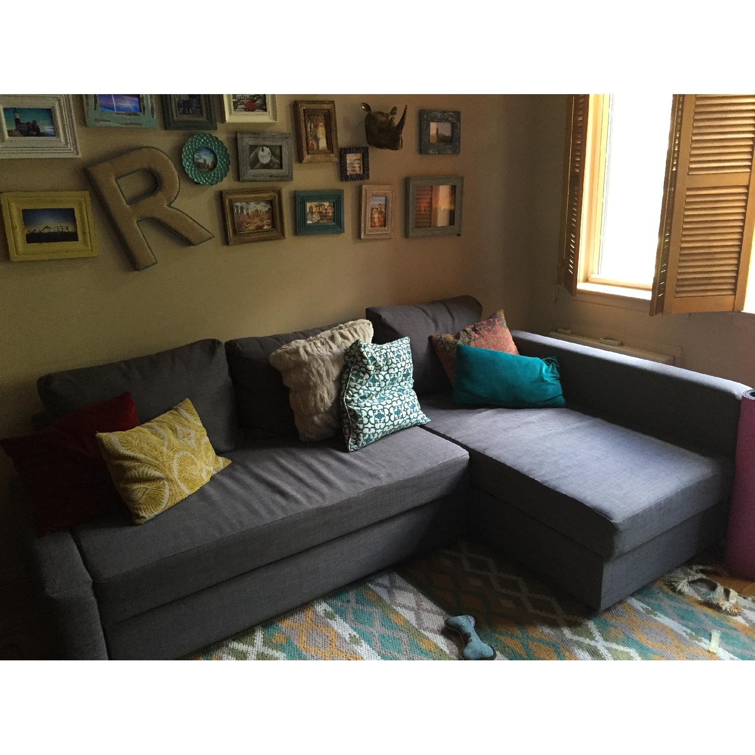 Ikea Queen Size Sleeper Sectional Sofa - image-2