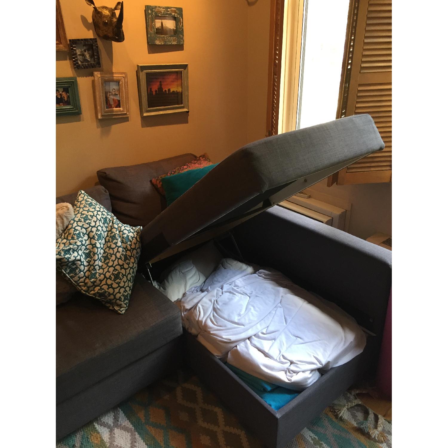 Ikea Queen Size Sleeper Sectional Sofa - image-3