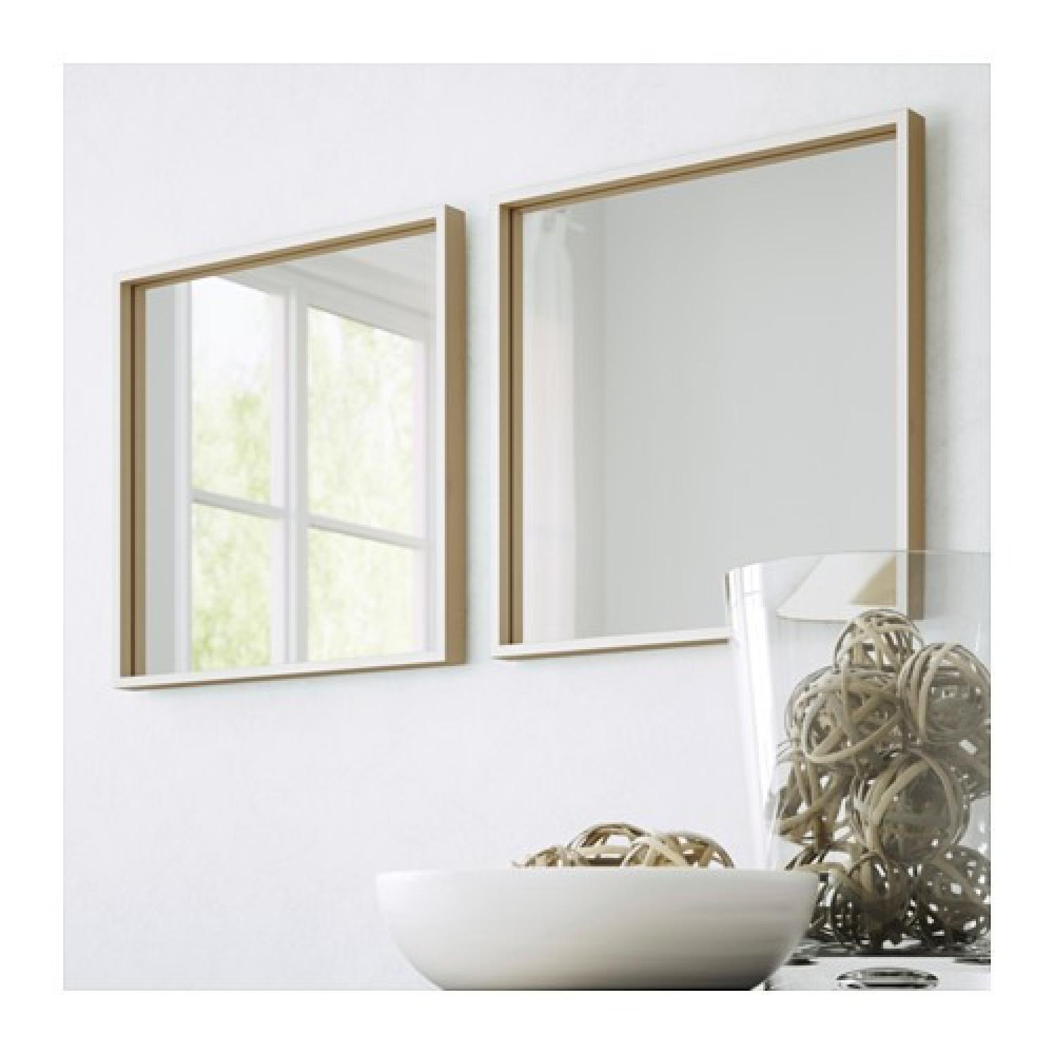 Ikea Square Natural Birch Mirrors - image-2