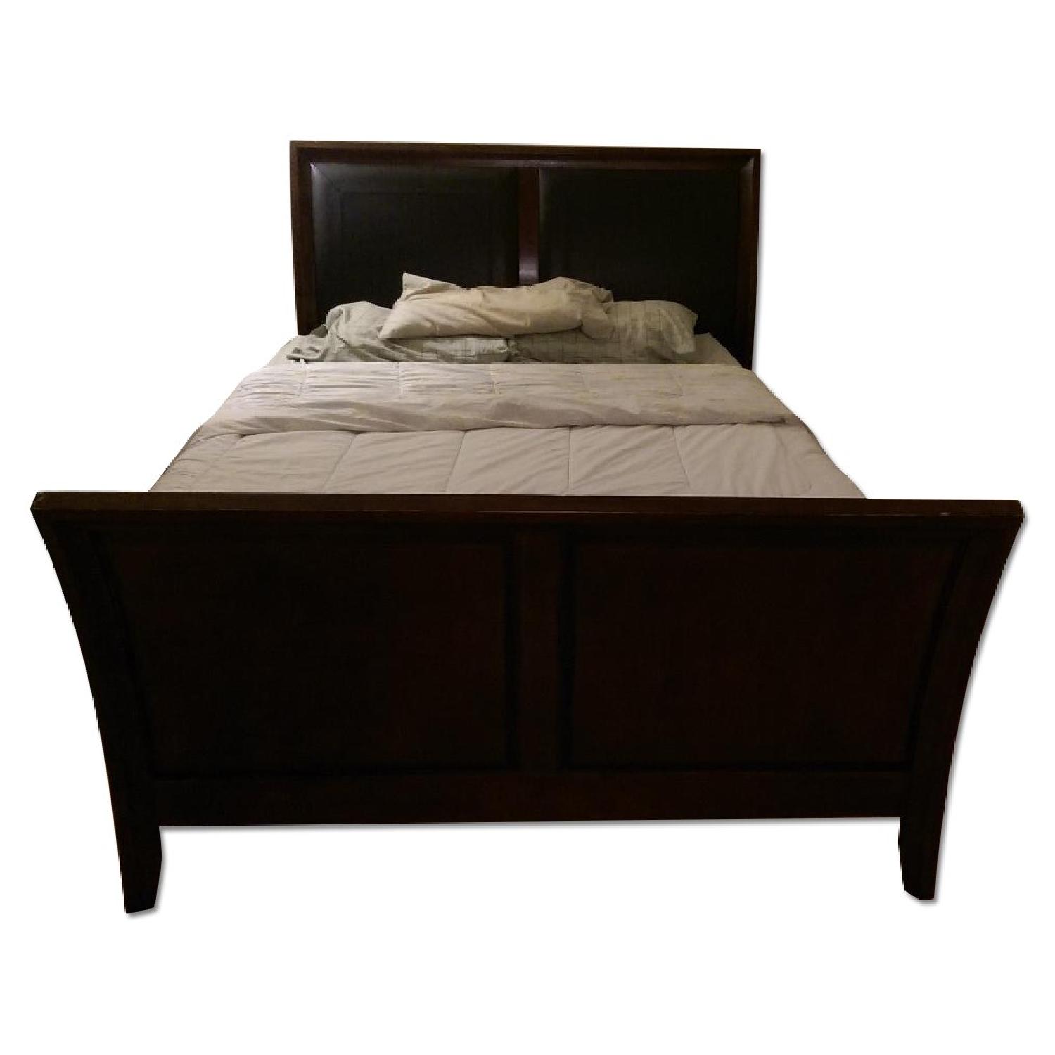 Queen Sleigh Bed Frame AptDeco