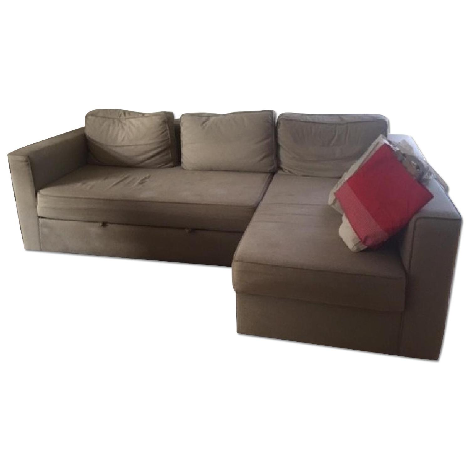 Ikea Holmsund 3 Seat Sleeper Sectional W Storage In Nordvalla
