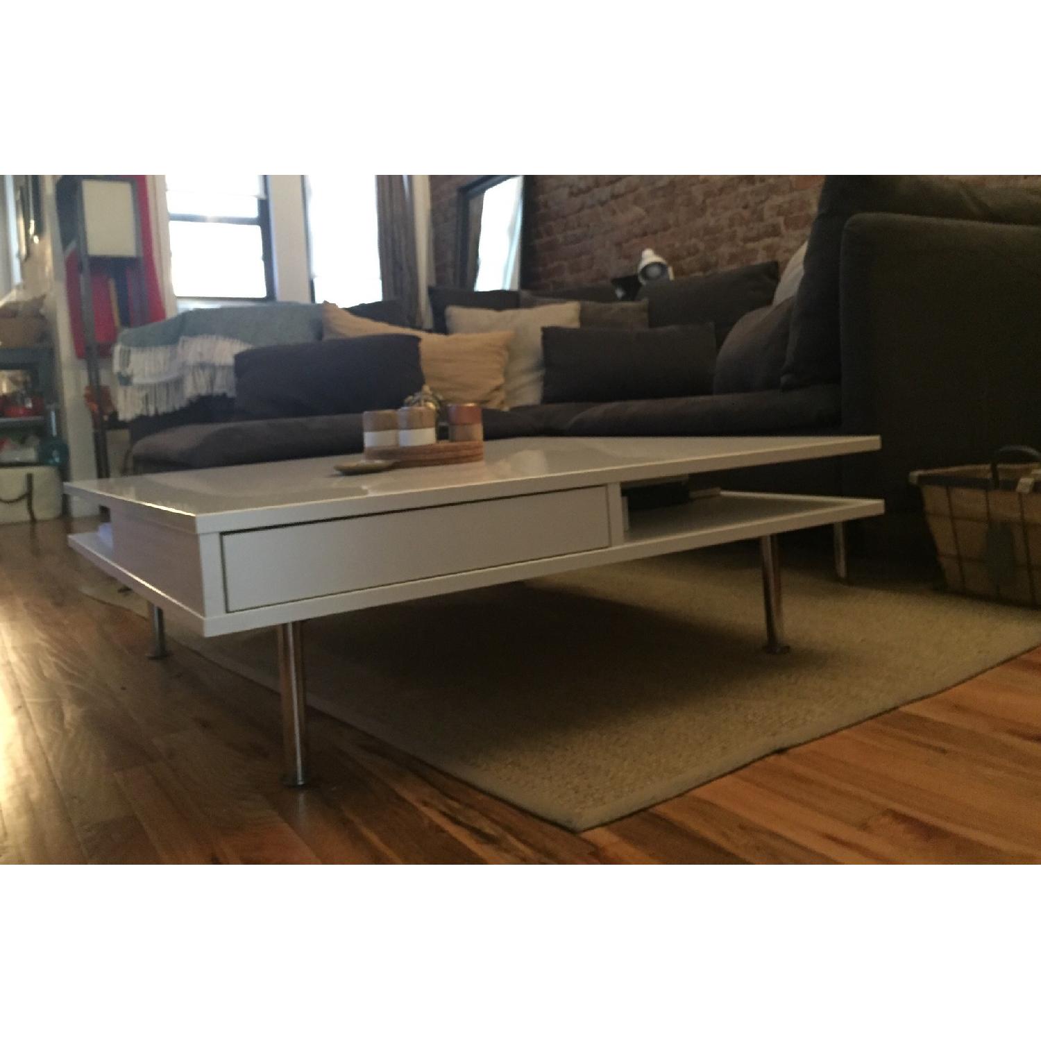 Ikea Tofteryd White Coffee Table AptDeco