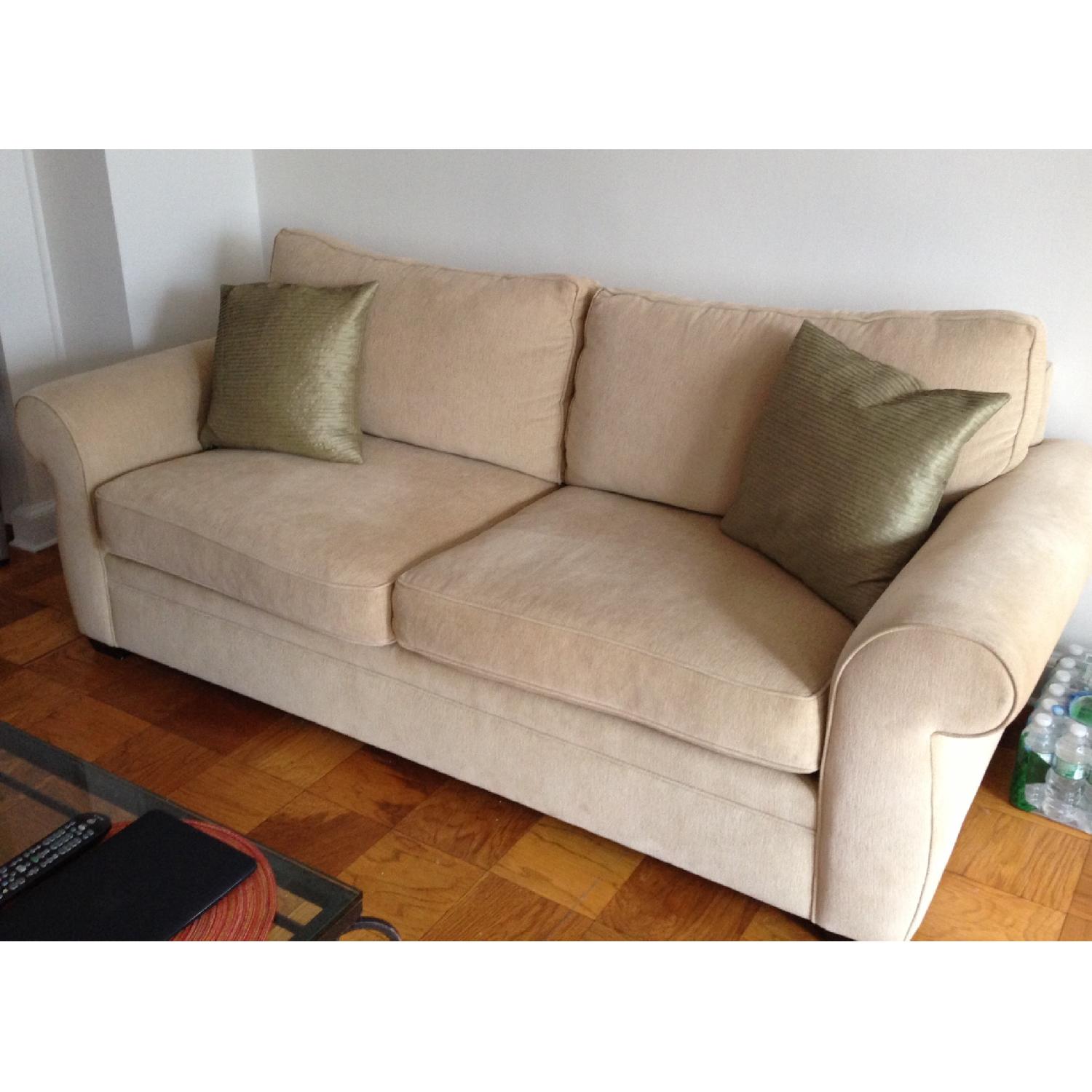 Pottery Barn Pearce Chenille Sofa - image-1