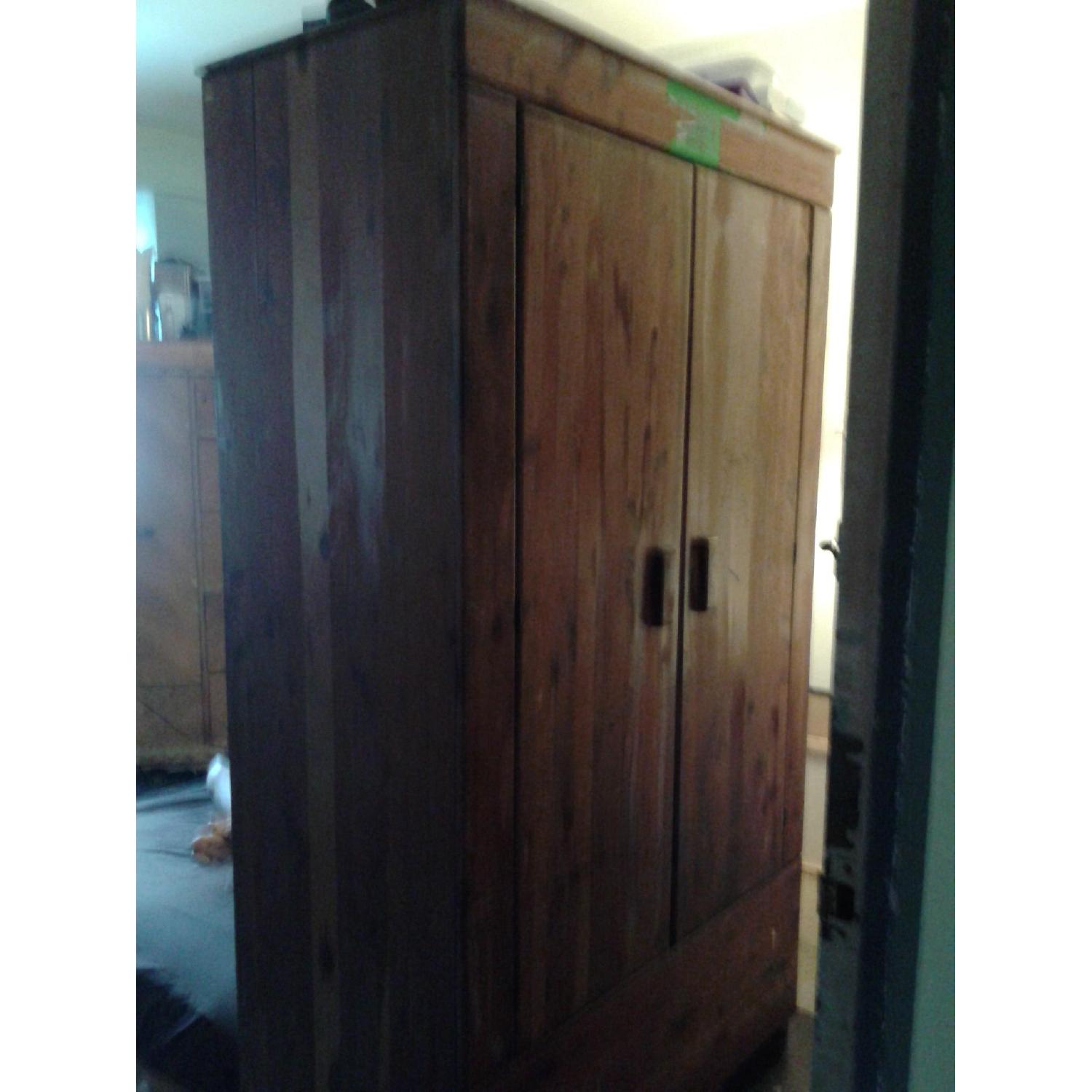 Vintage Closet with Hidden Trunk - image-1