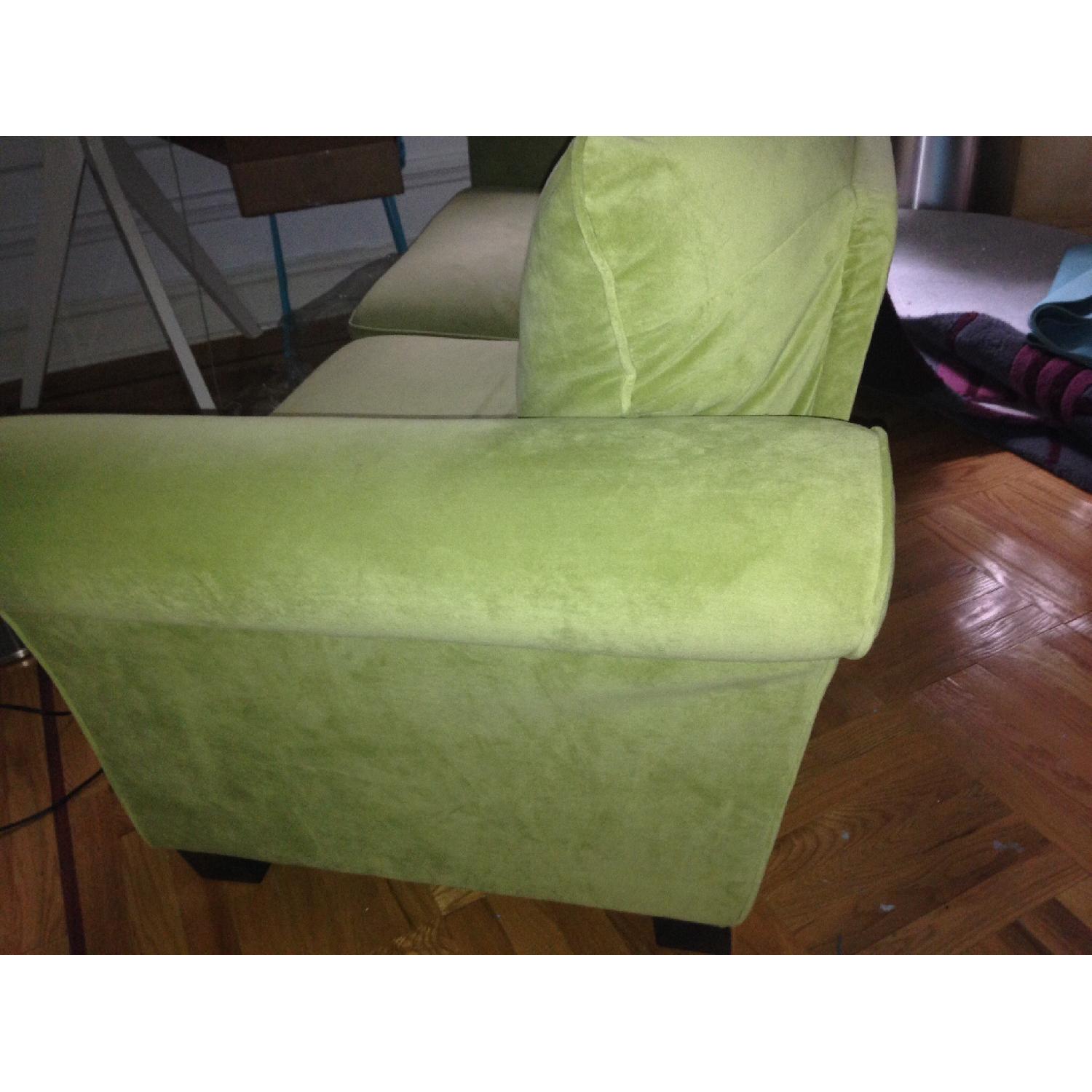 Green Velvet Sofa - image-2