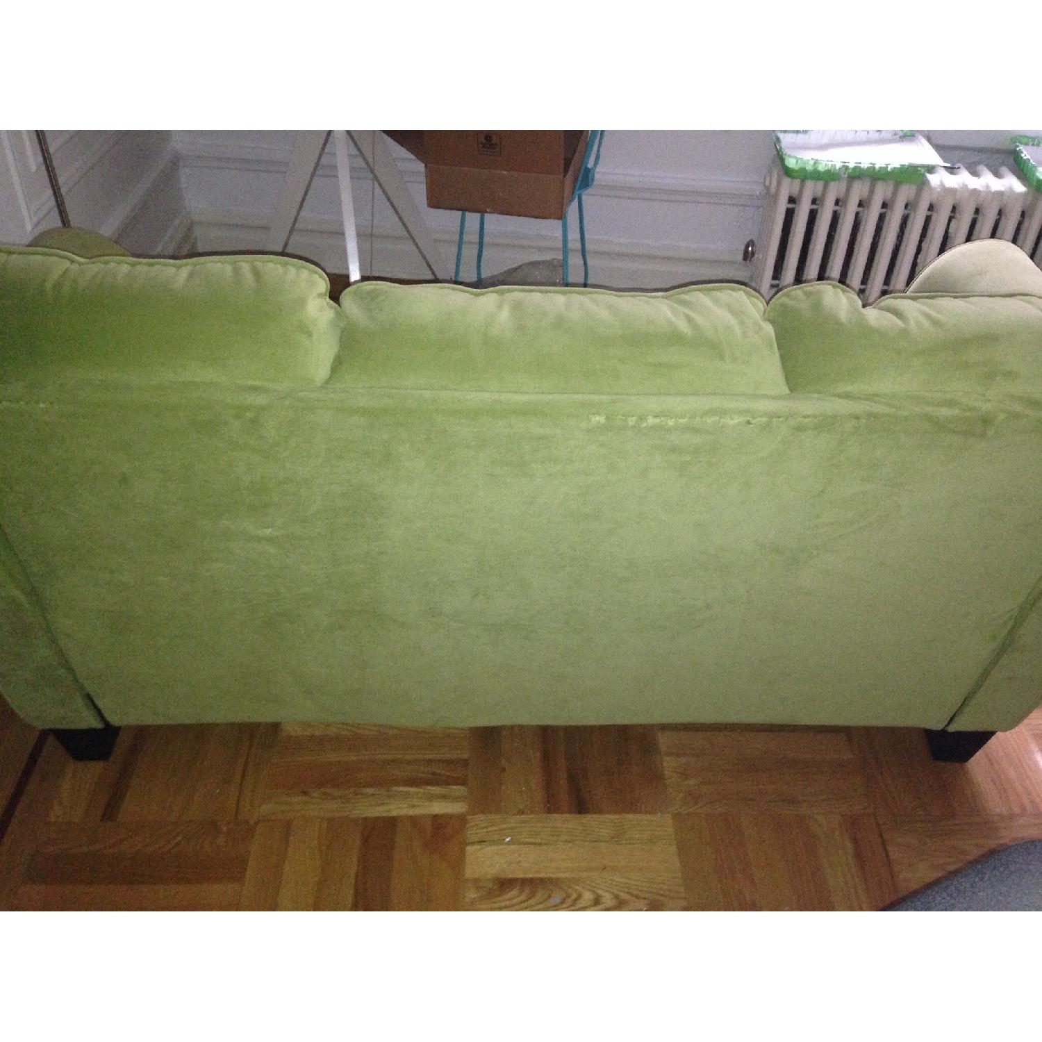 Green Velvet Sofa - image-3