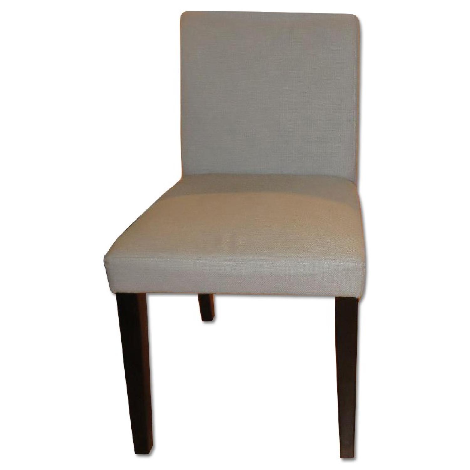 West Elm Blue Dining Chairs Set of 2 AptDeco