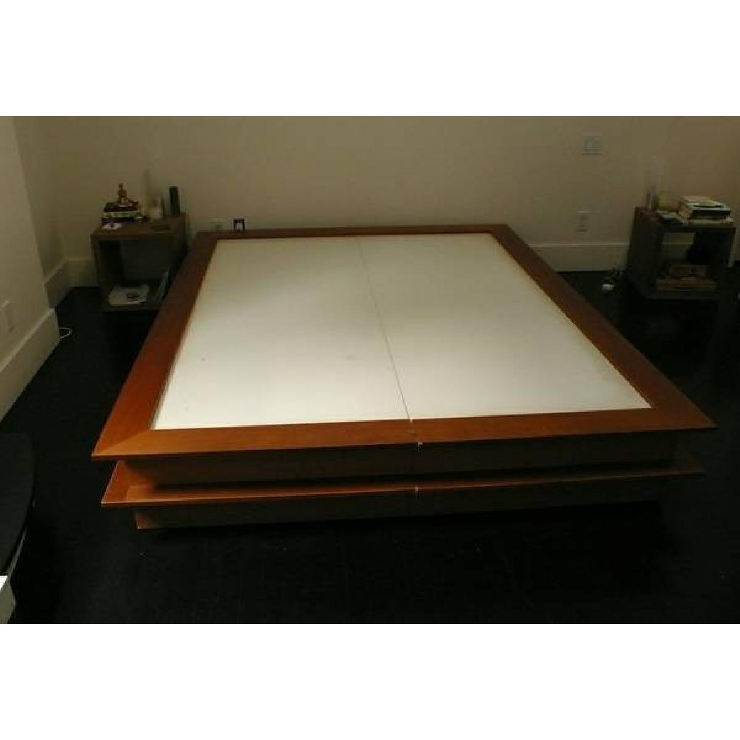 Queen Platform Bed w/ drawers - image-1