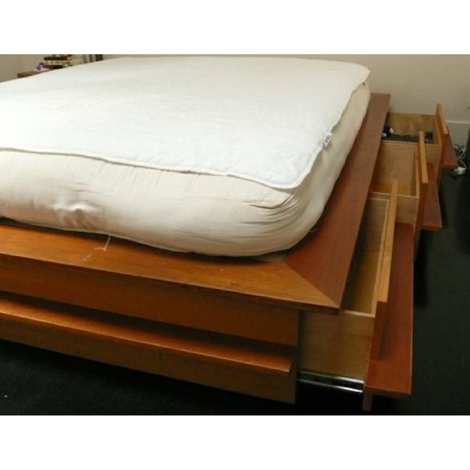 Queen Platform Bed w/ drawers - image-2