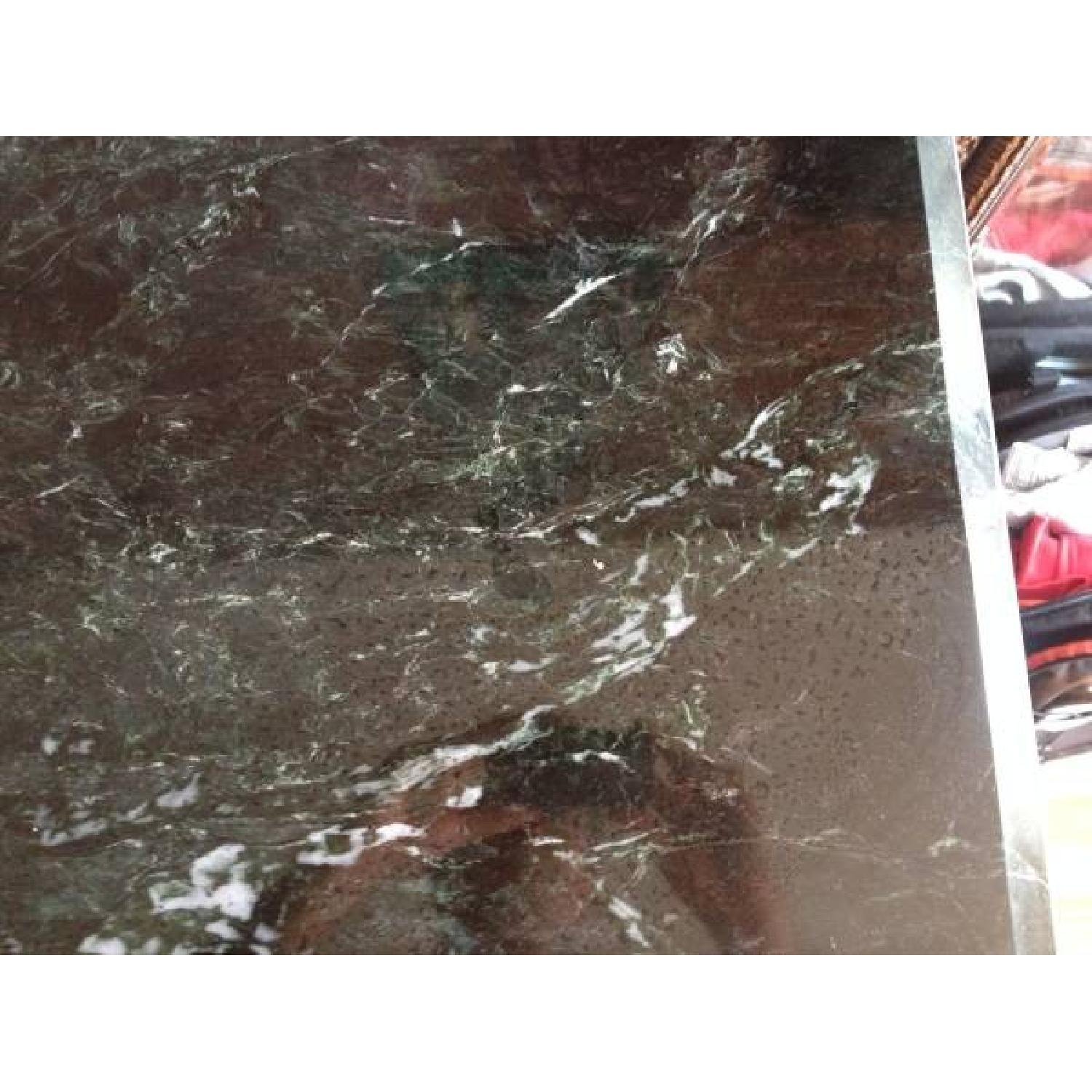 Green Marble Table - image-1
