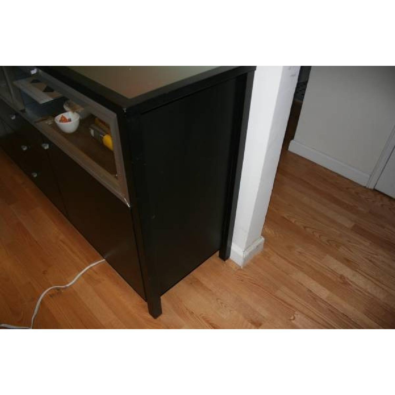 Modern Dark Wood Sideboard - image-2