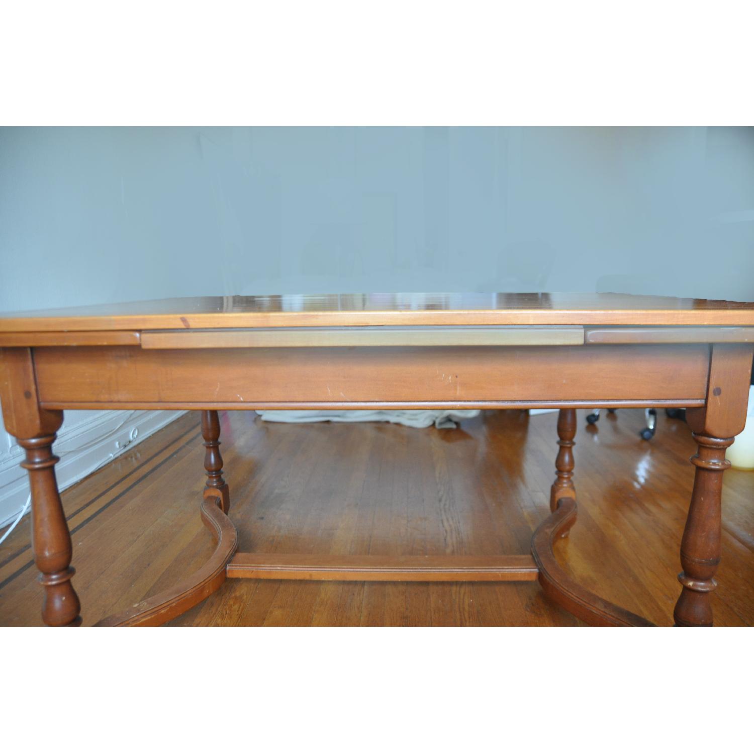 Vintage Whitney 7171 Wood Table w/ Pull-Out Leaves - image-12