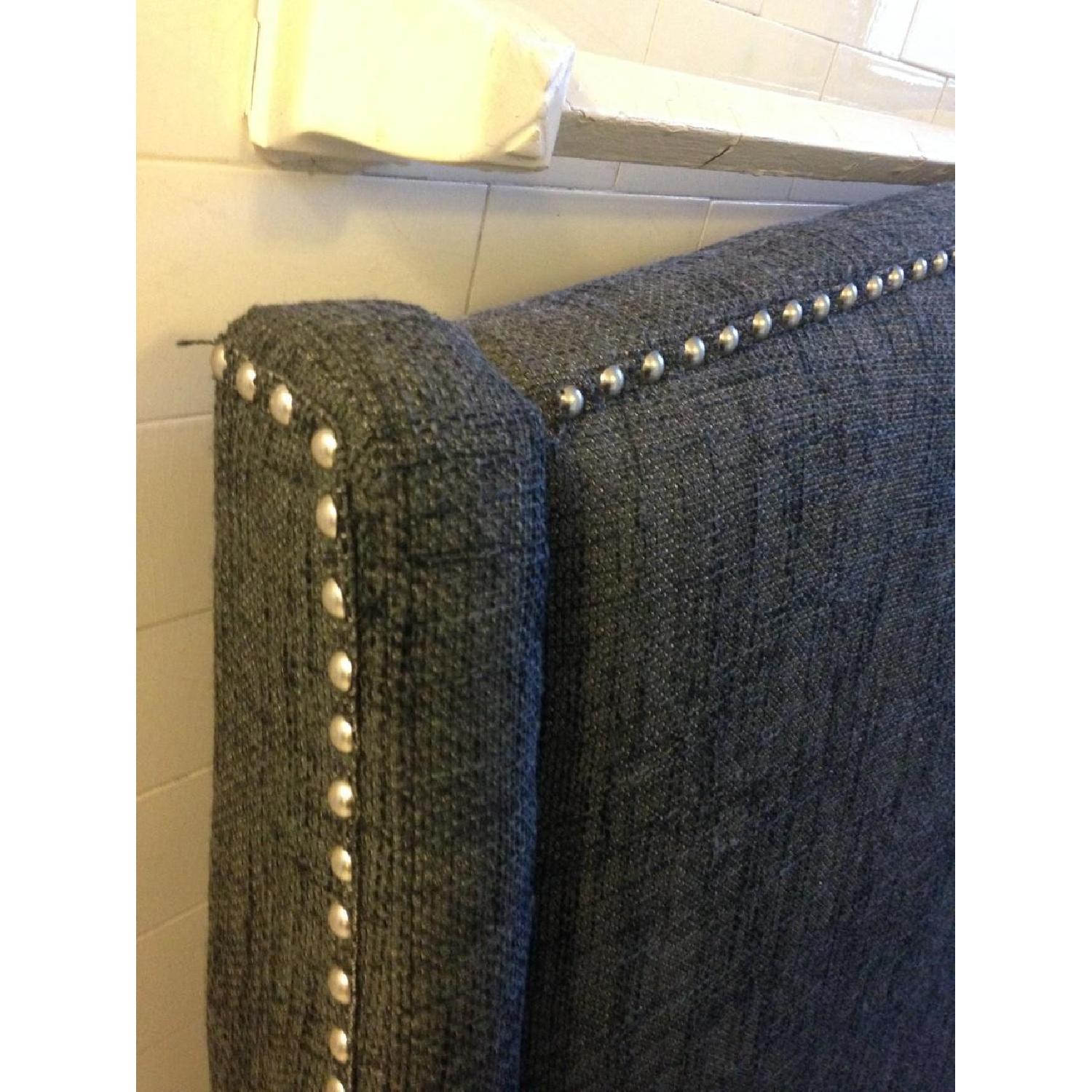 Urban Outfitters Queen Size Nail Head Upholstered Headboard - image-1