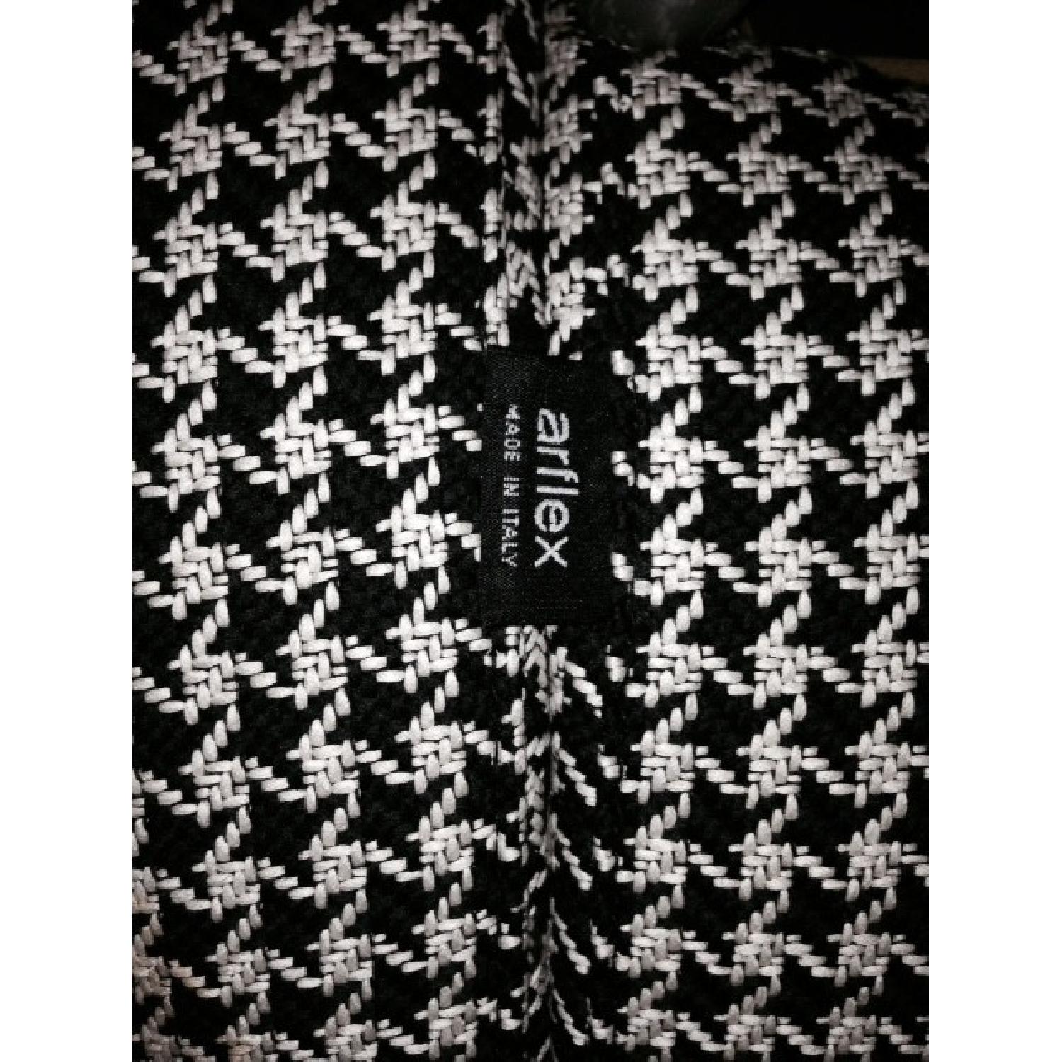 Design Within Reach Marco Zanuso Lady Chair in Black/White Herringbone - image-6