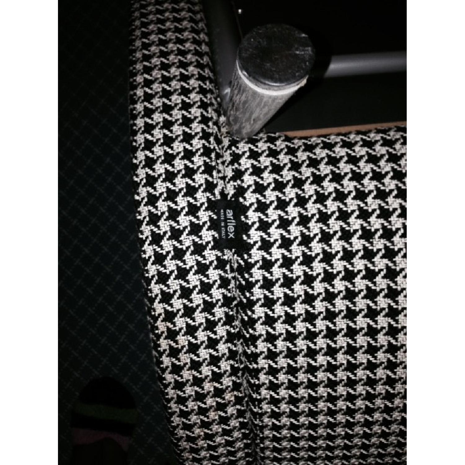 Design Within Reach Marco Zanuso Lady Chair in Black/White Herringbone - image-7