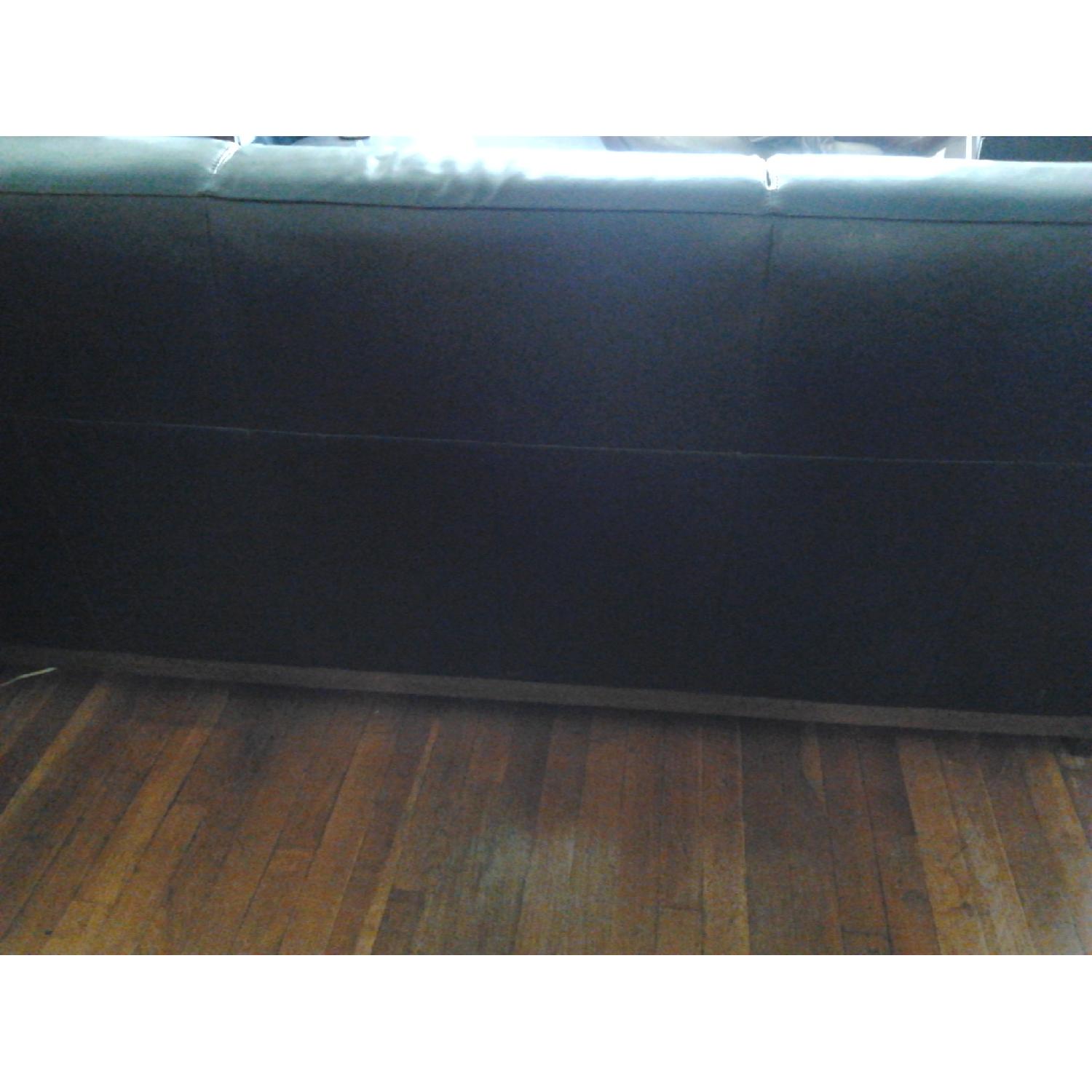 Raymour & Flanigan Natuzzi Italia Brown Leather Sofa - image-3