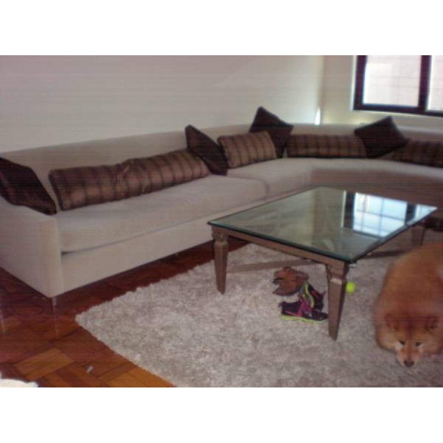 Cream Sectional Sofa - image-1