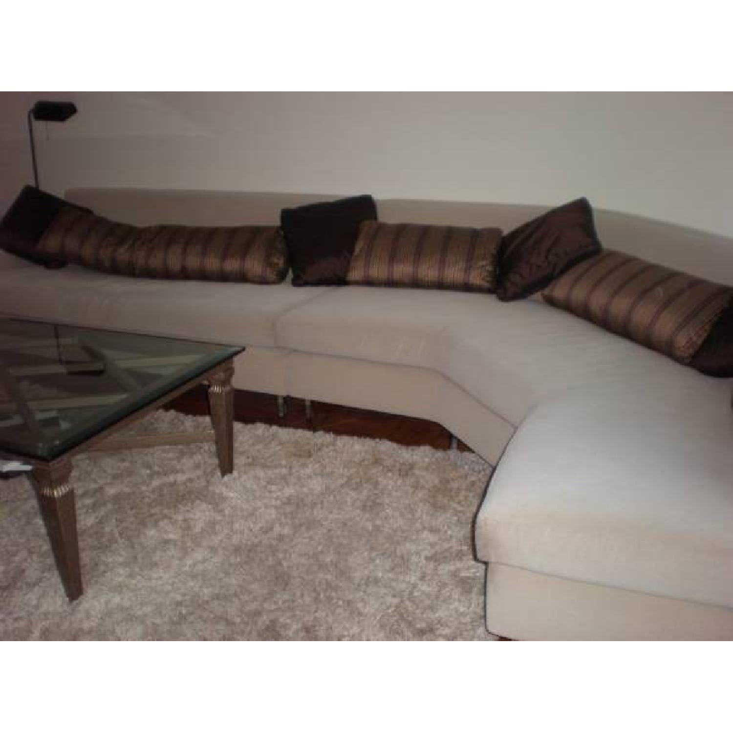Cream Sectional Sofa - image-2