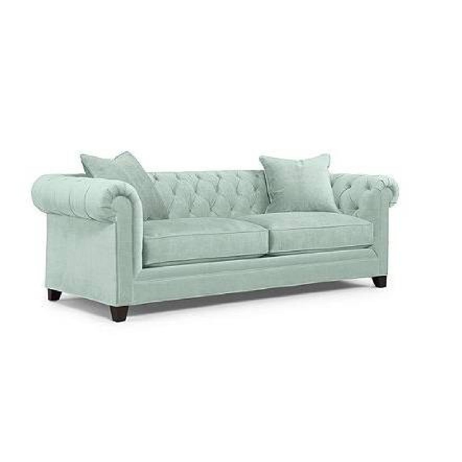Macy's Chesterfield Tufted Sofa AptDeco